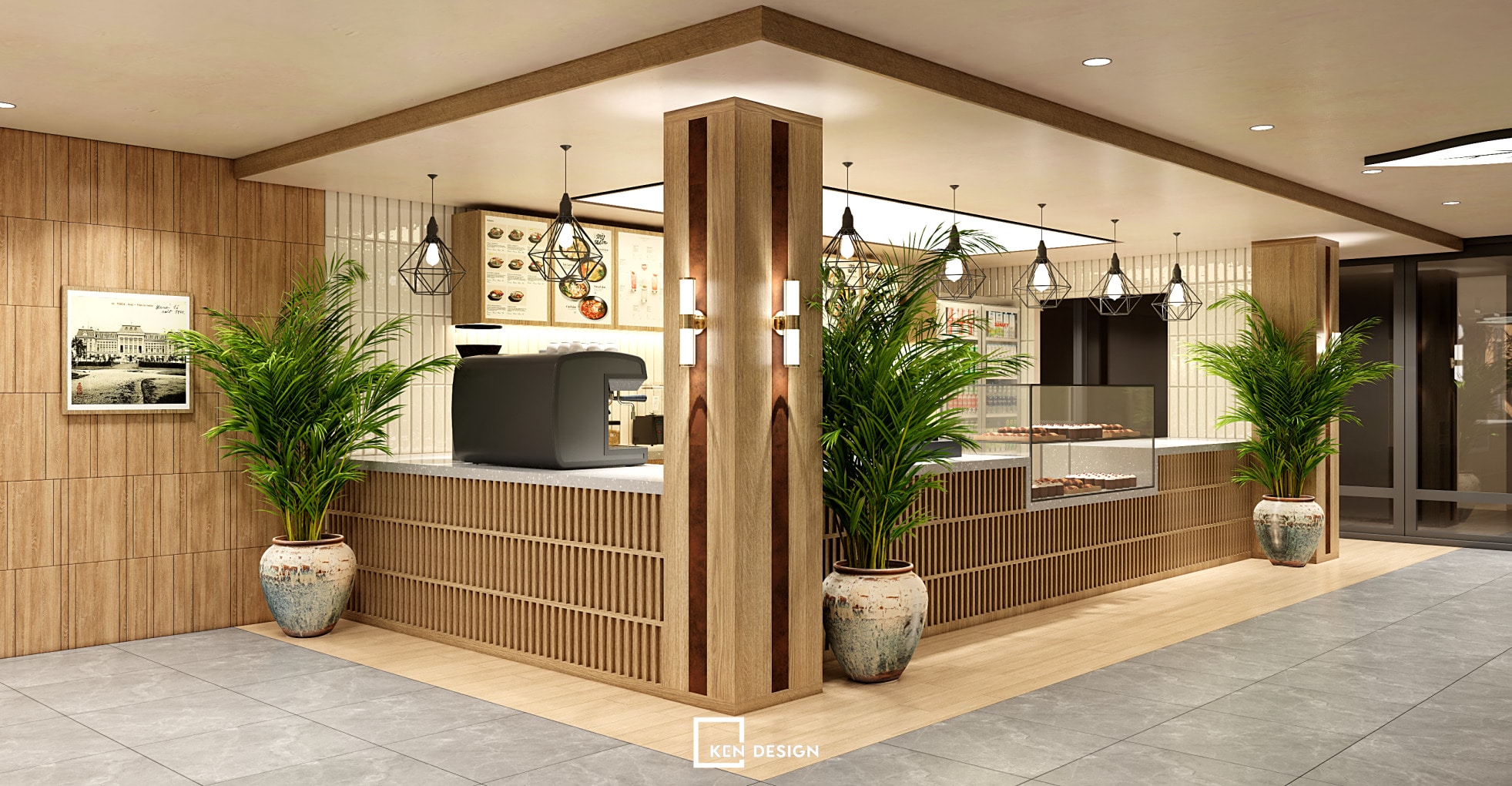 Thiết kế quán cafe Sun Vietnam tại Úc