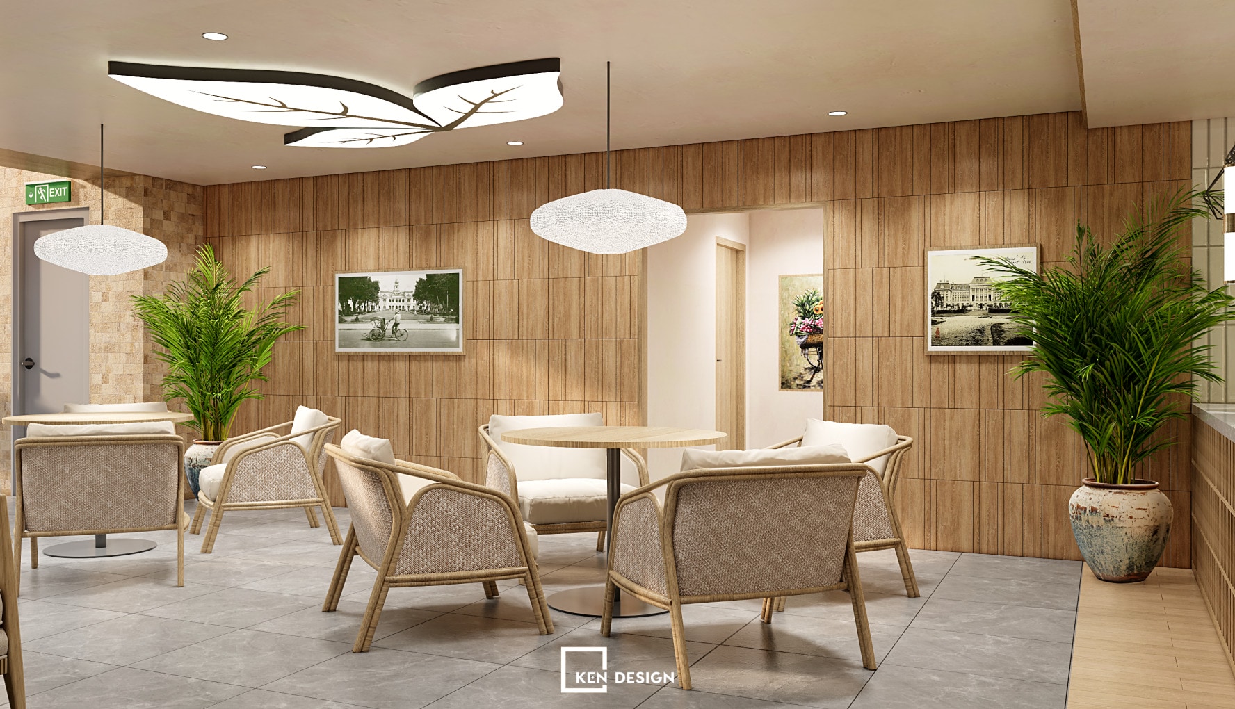 Thiết kế quán cafe Sun Vietnam tại Úc