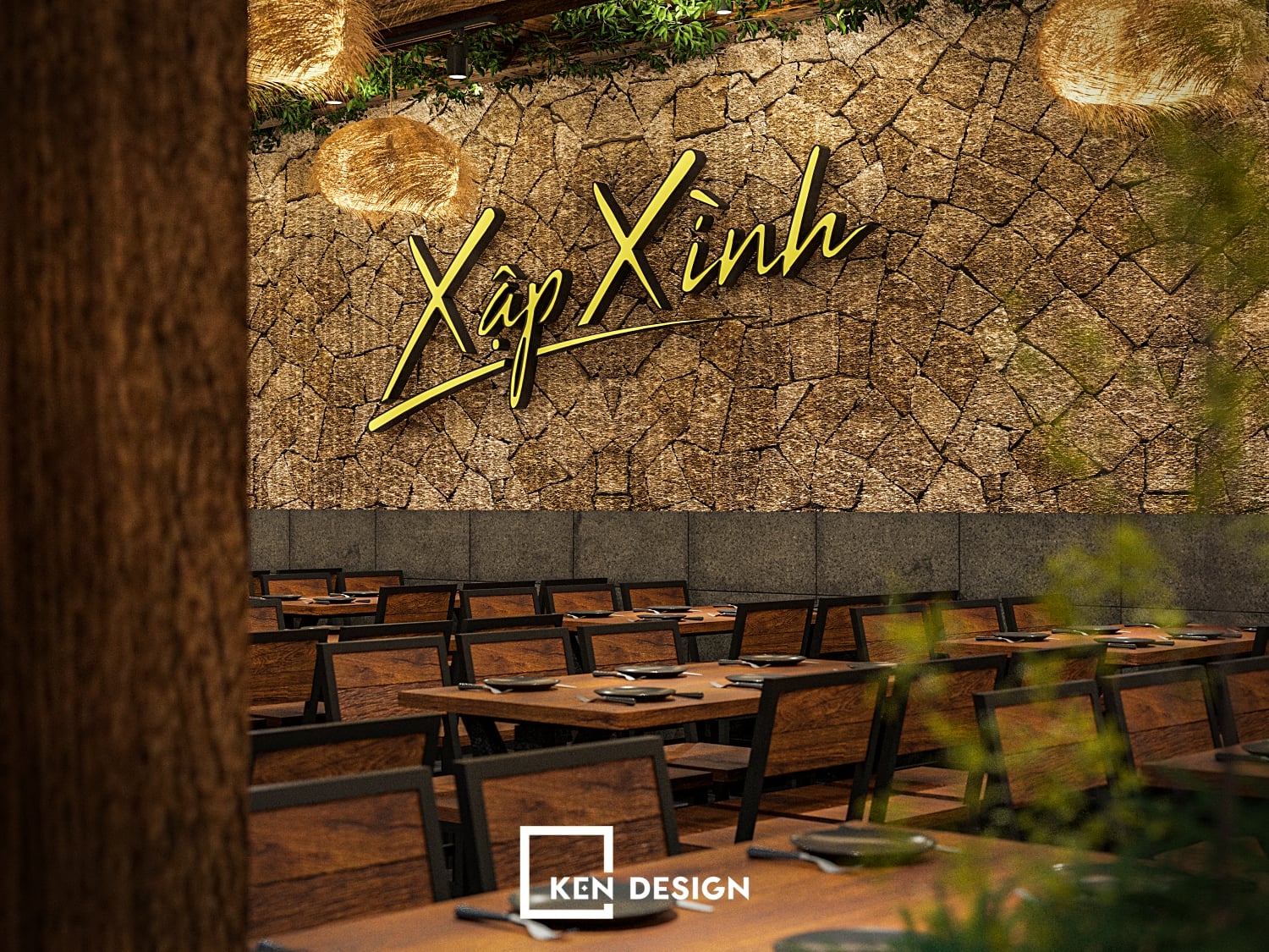 Thiết kế beer garden Xập Xình 1700m2