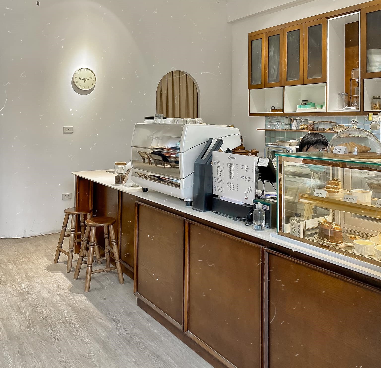 mẫu thiết kế quán cafe rustic