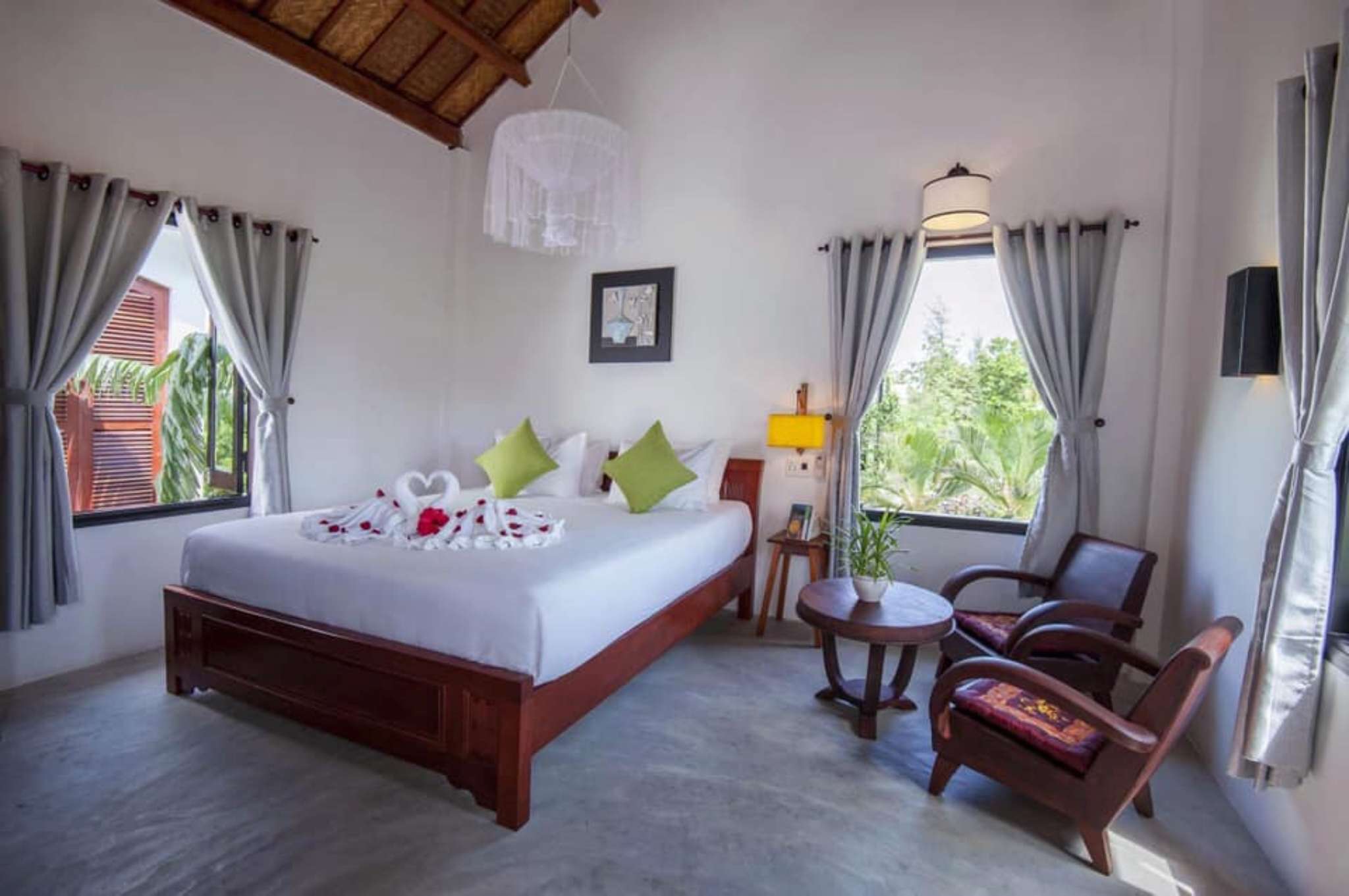 thiết kế phòng tại An Bang Garden homestay Hội An