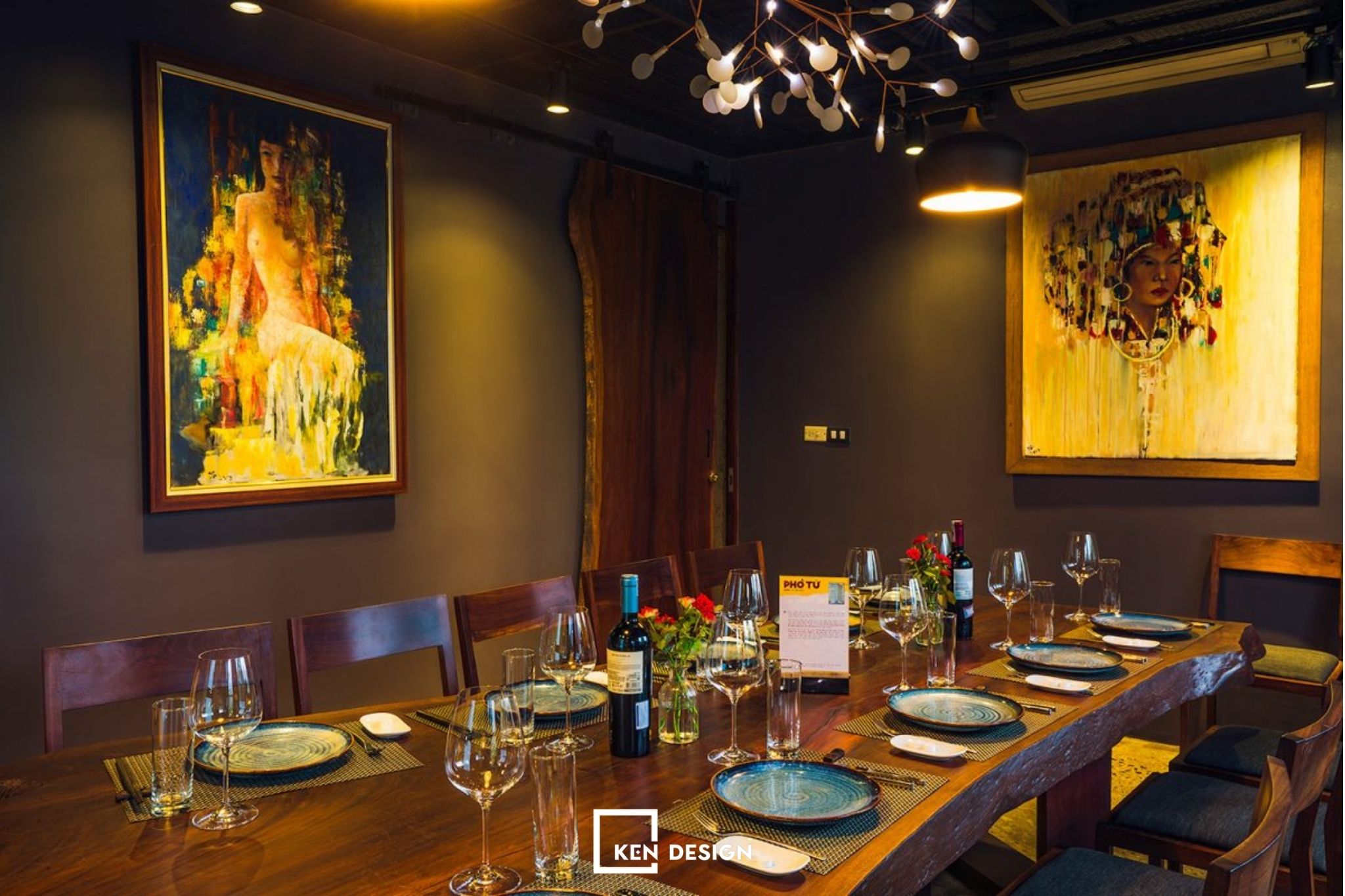 5 nguyên tắc bố trí ánh sáng cho nhà hàng Châu Âu