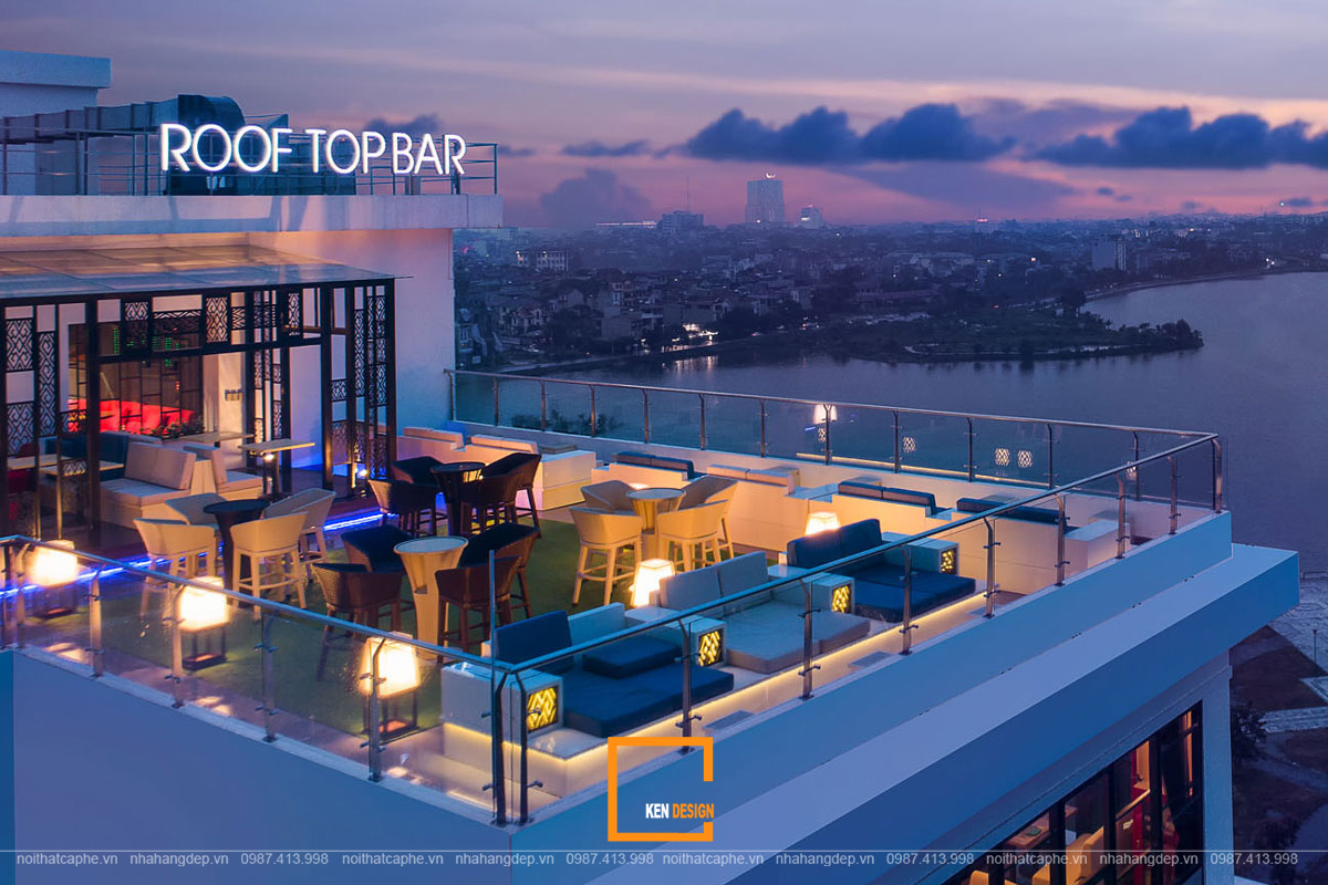 Loại hình quán bar Rooftop hướng đến những đối tượng khách hàng cao cấp, thường được xây dựng ở những không gian trên đỉnh của những tòa nhà, khách sạn cao cấp. 