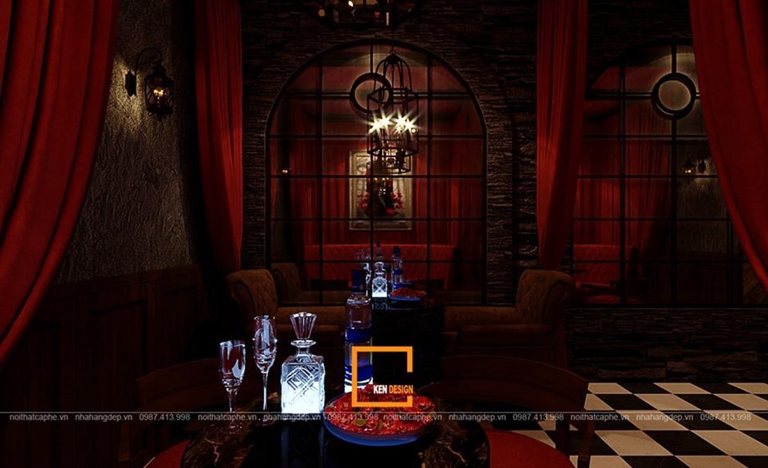 Mẫu thiết kế bar sixth sense thu hút