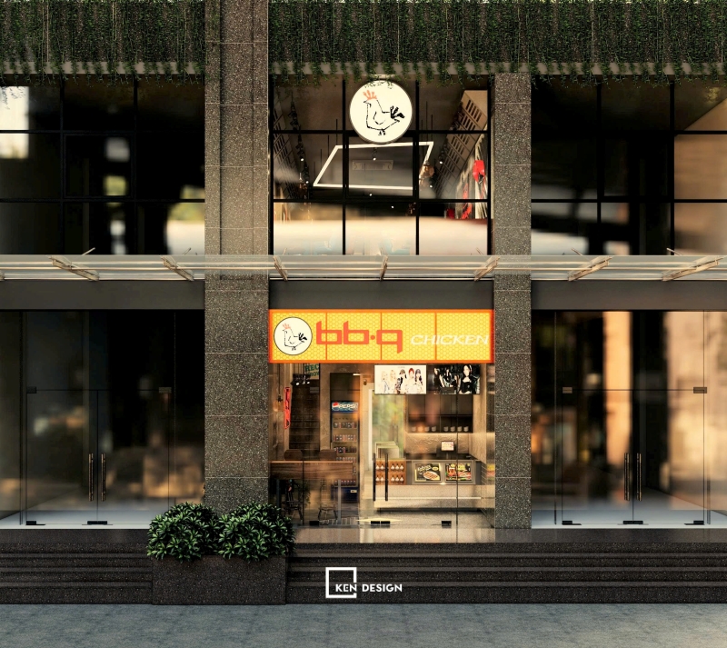 Thiết kế nhà hàng BBQ Chicken tại Hà Đông