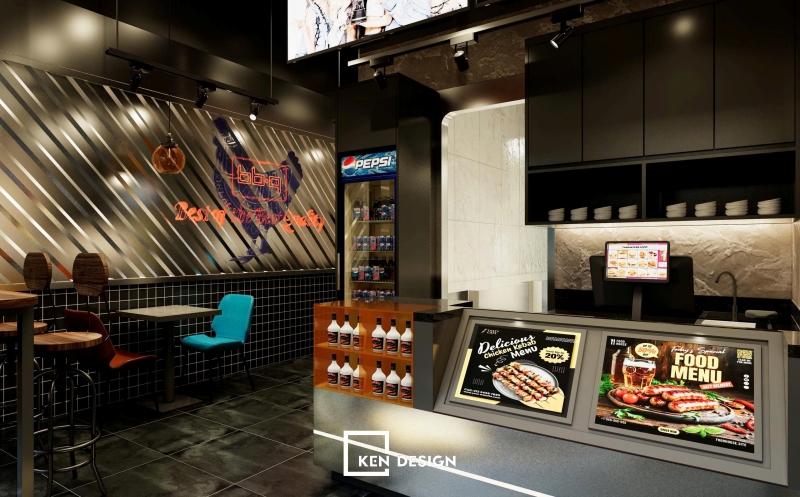 Thiết kế nhà hàng BBQ Chicken tại Hà Đông