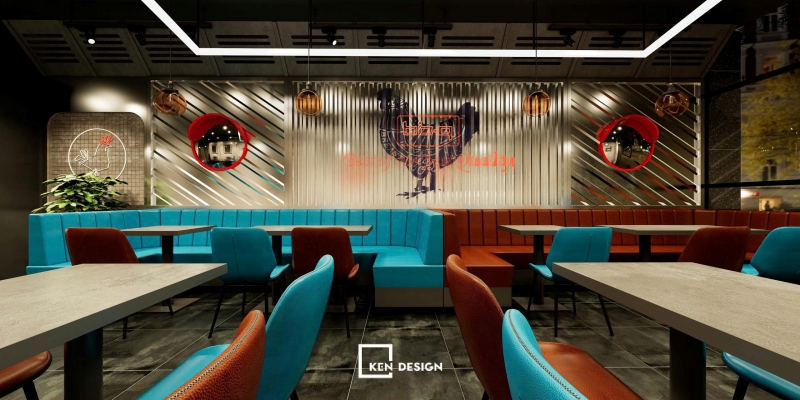 Thiết kế nhà hàng BBQ Chicken tại Hà Đông