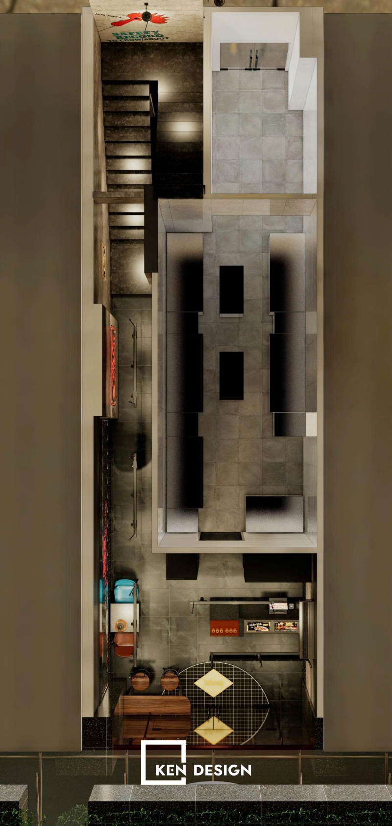 Thiết kế nhà hàng BBQ Chicken tại Hà Đông