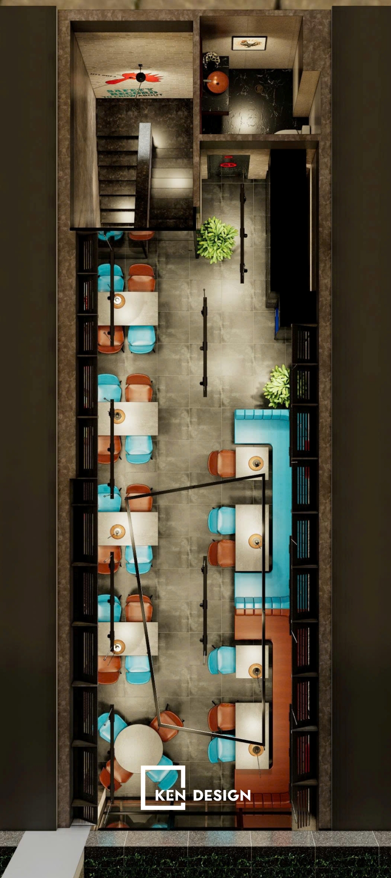 Thiết kế nhà hàng BBQ Chicken tại Hà Đông