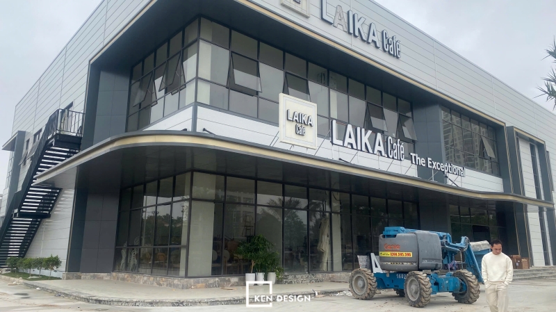 Thiết kế quán cafe Laika tại Bắc Ninh