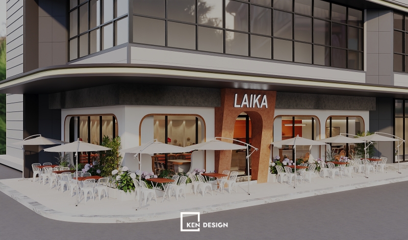Thiết kế quán cafe Laika tại Bắc Ninh