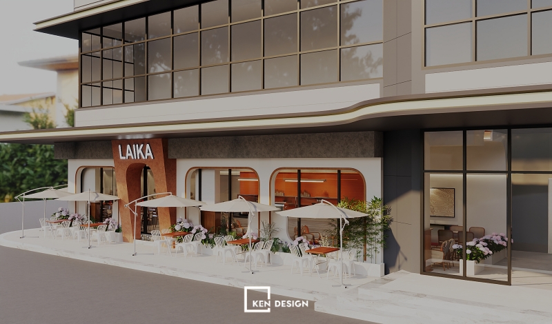 Thiết kế quán cafe Laika tại Bắc Ninh