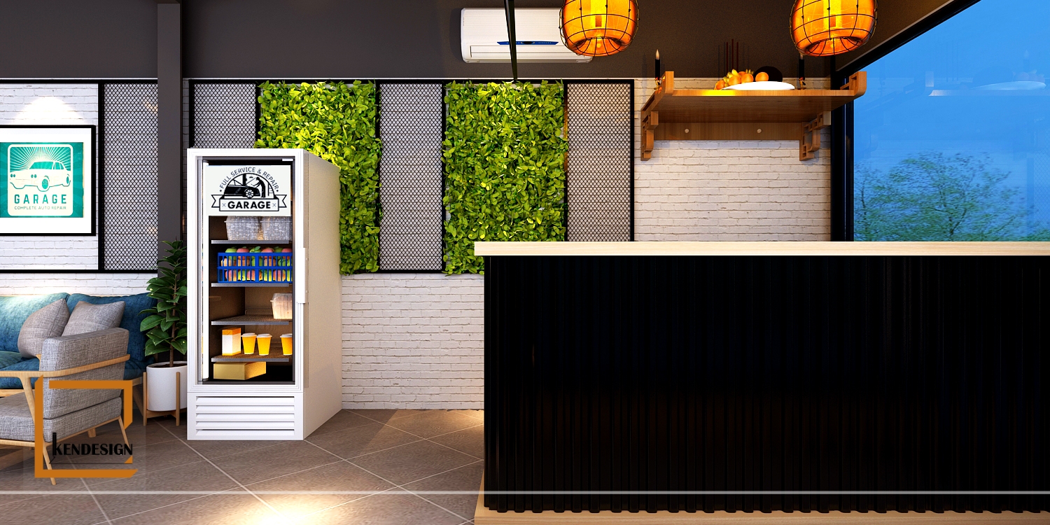 Bí quyết thiết kế quán cafe khung thép - cafe chờ
