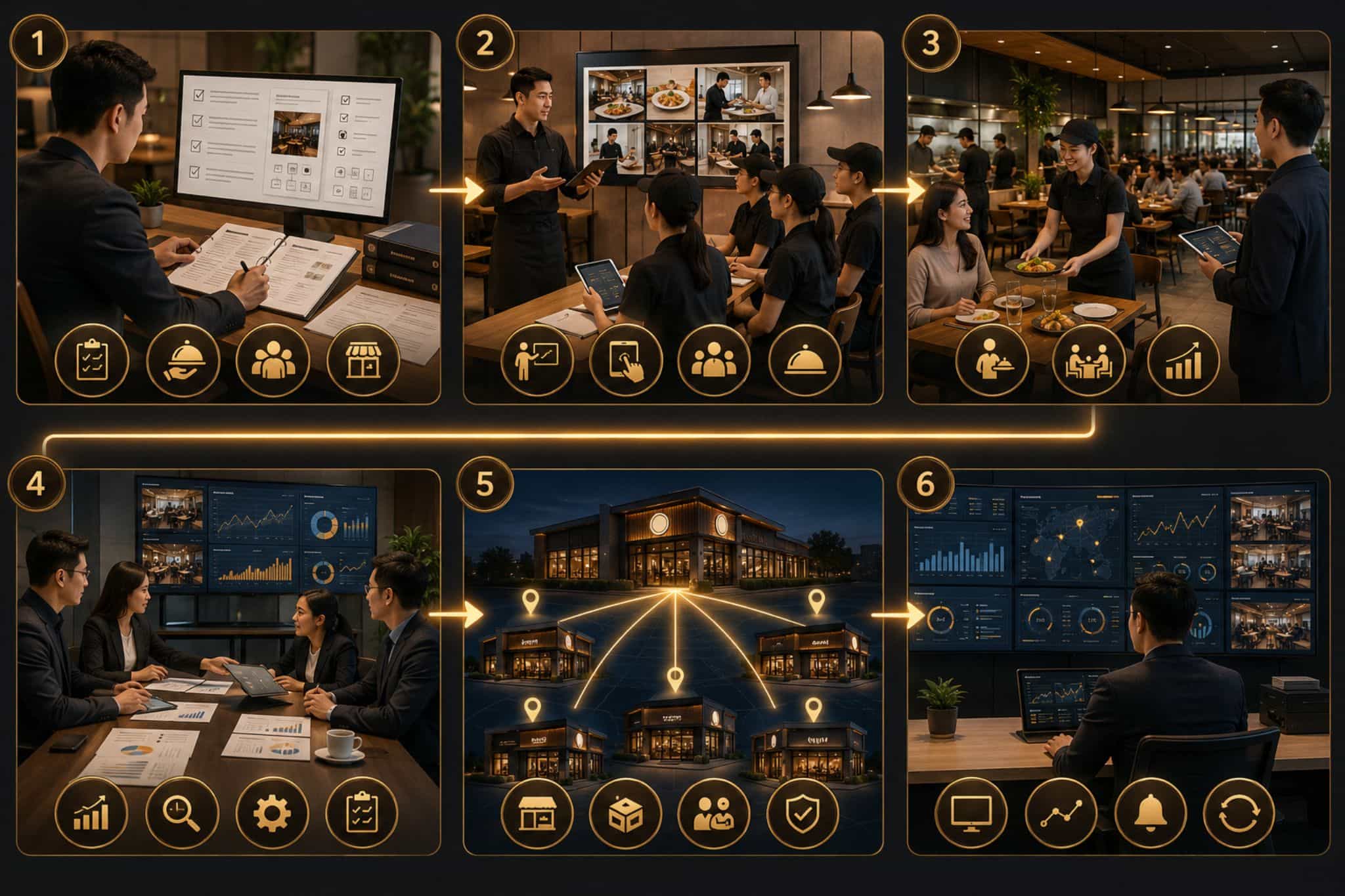 Cách vận hành chuỗi nhà hàng hiệu quả