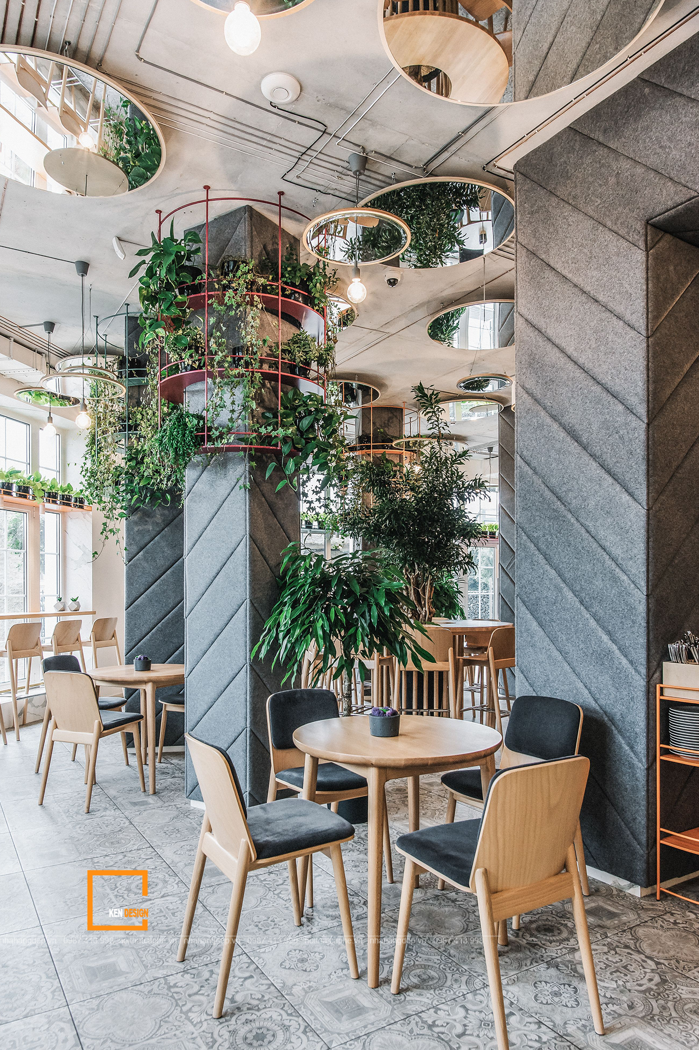 lưu ý thiết kế nội thất quán cafe phong cách tropical