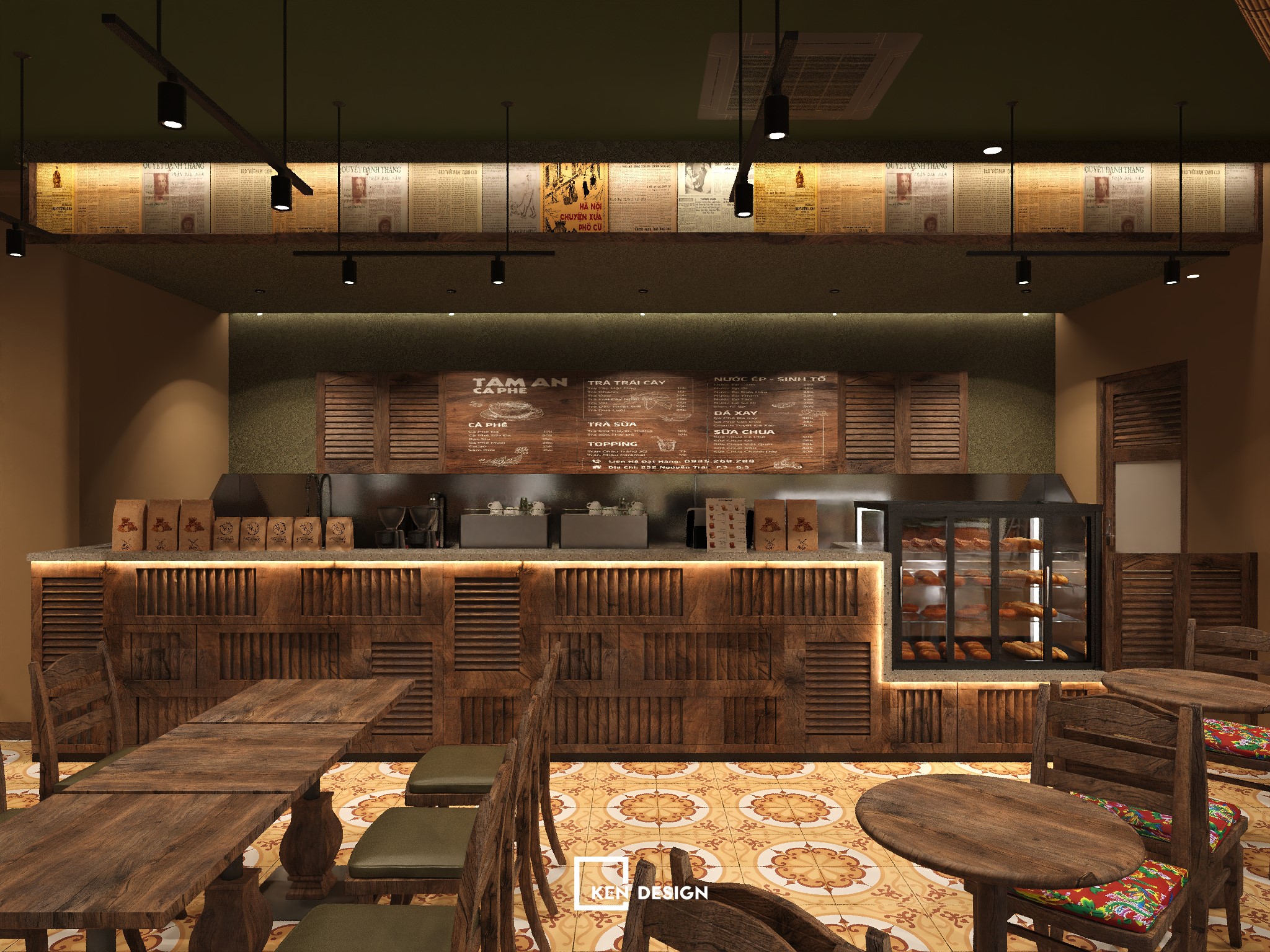 Cafe Tâm An cơ sở 2, cafe bao cấp