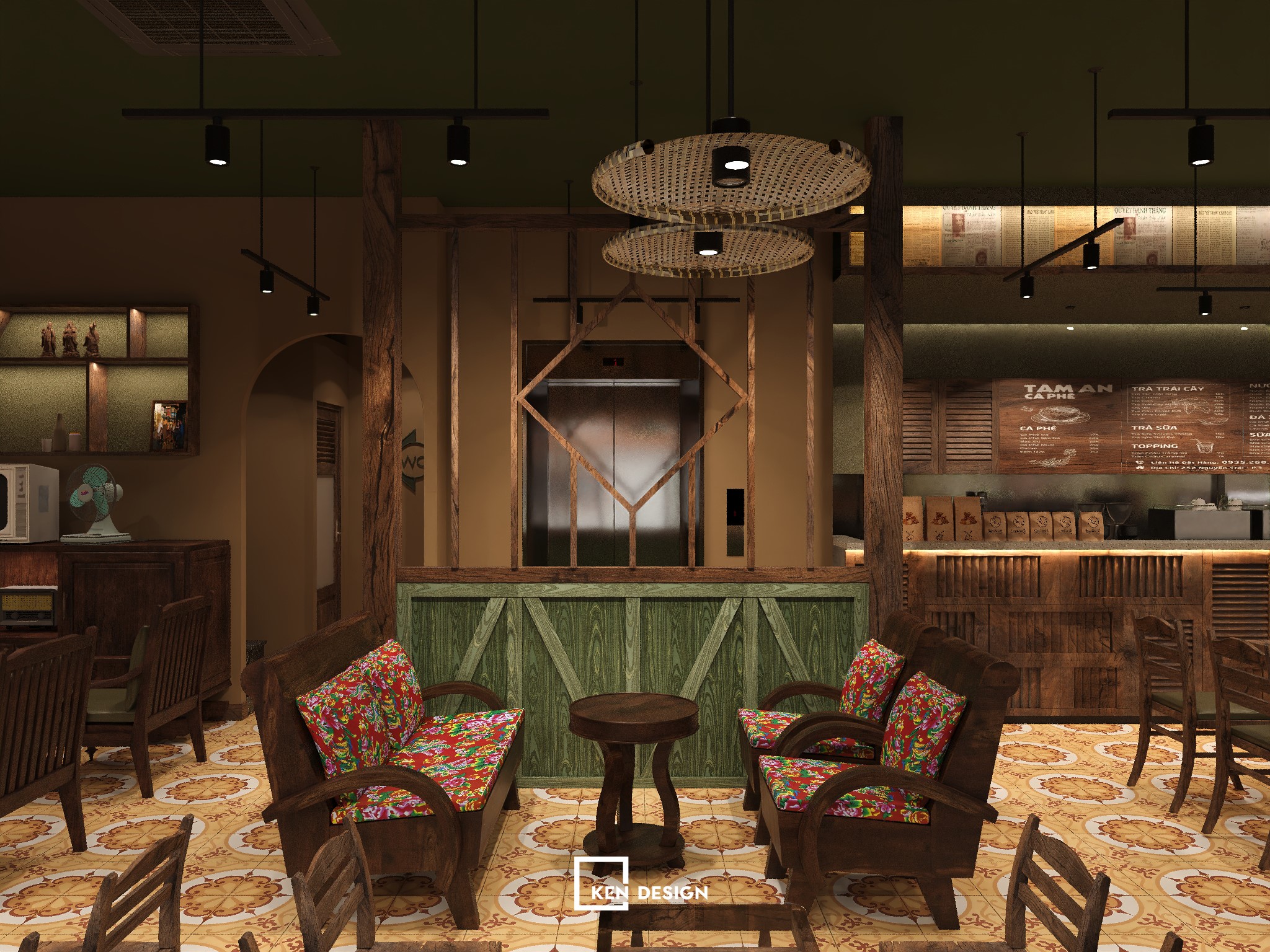 Cafe Tâm An cơ sở 2, cafe bao cấp