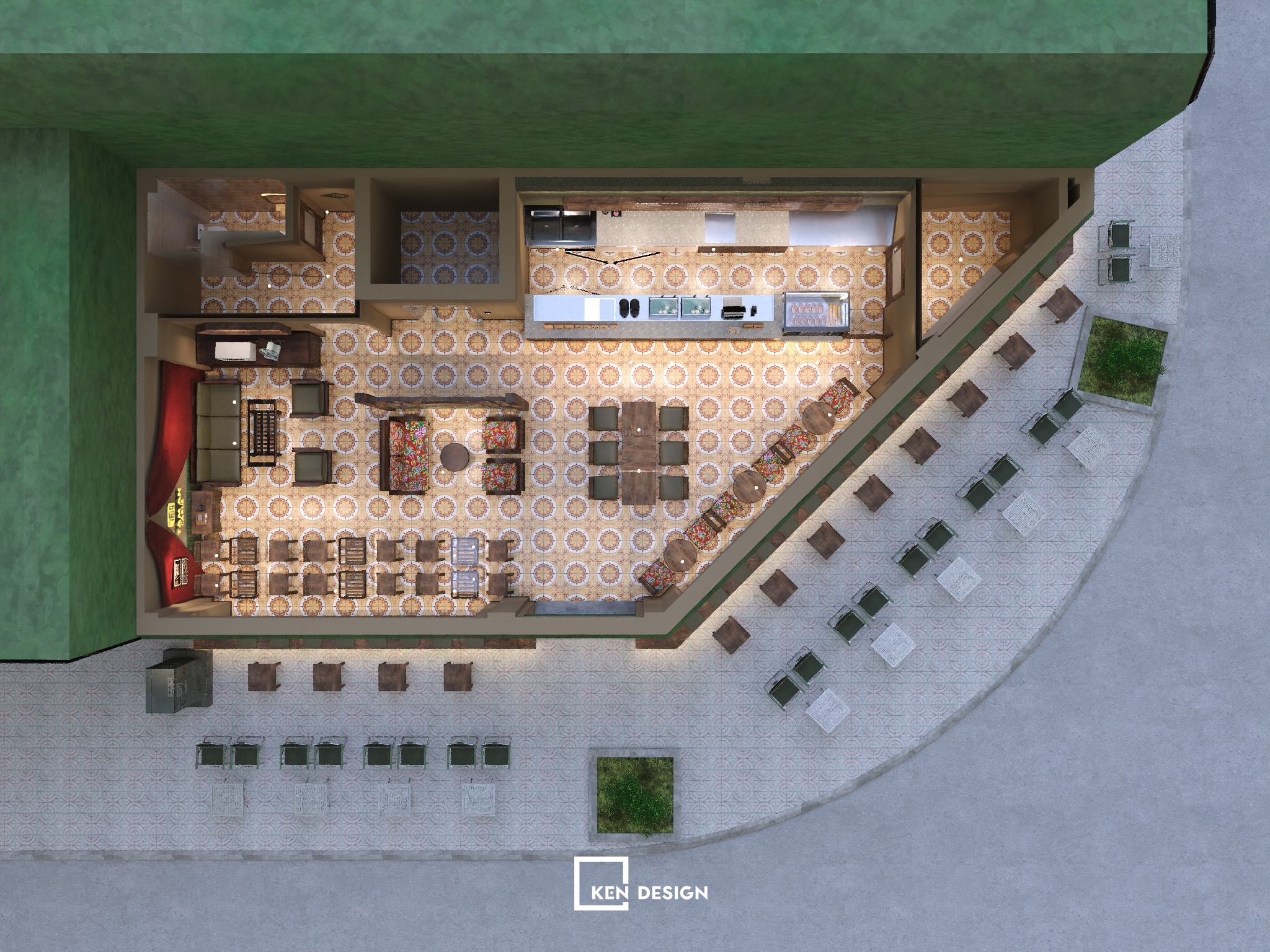 Cafe Tâm An cơ sở 2, cafe bao cấp