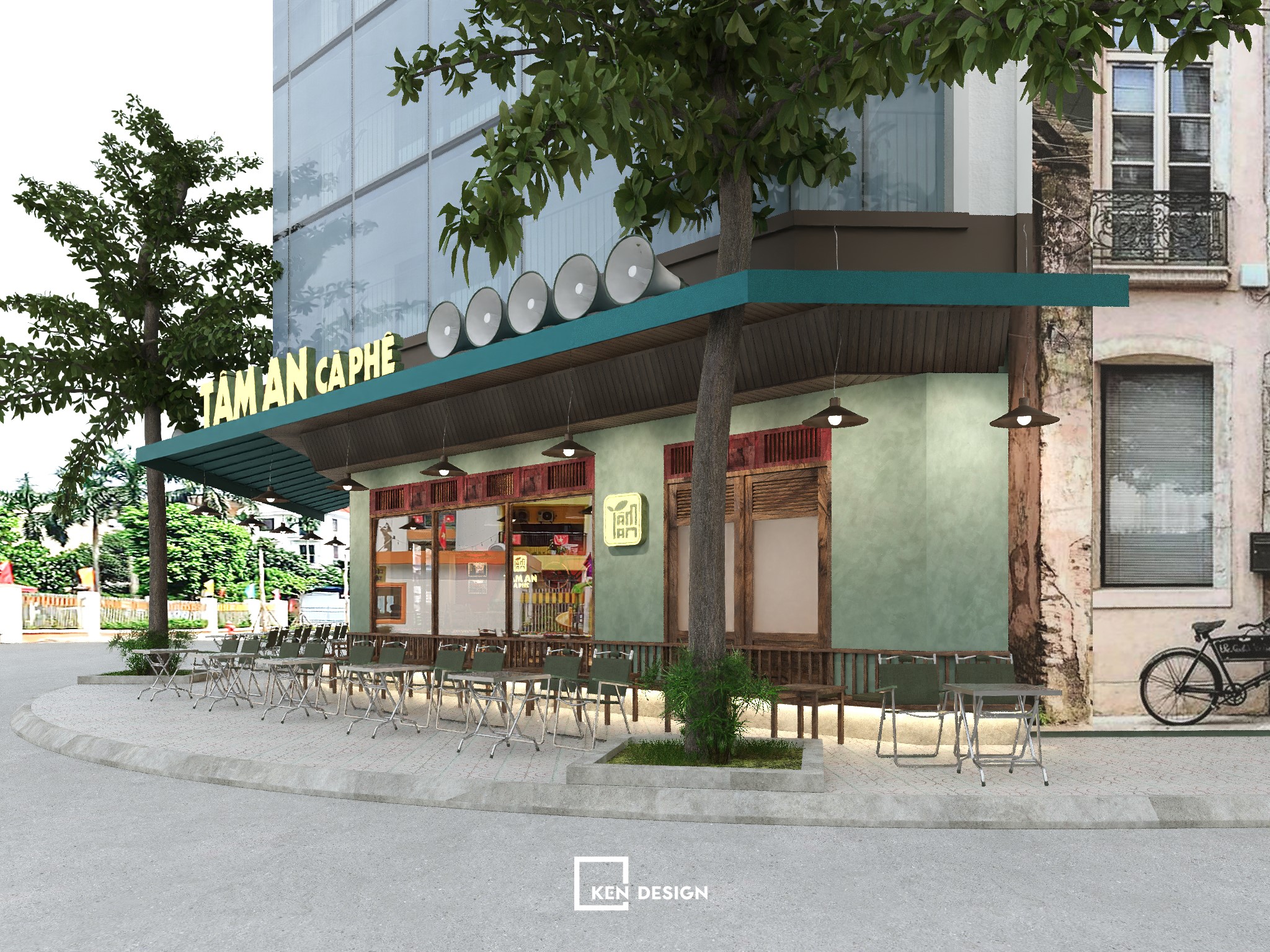 Cafe Tâm An cơ sở 2, cafe bao cấp