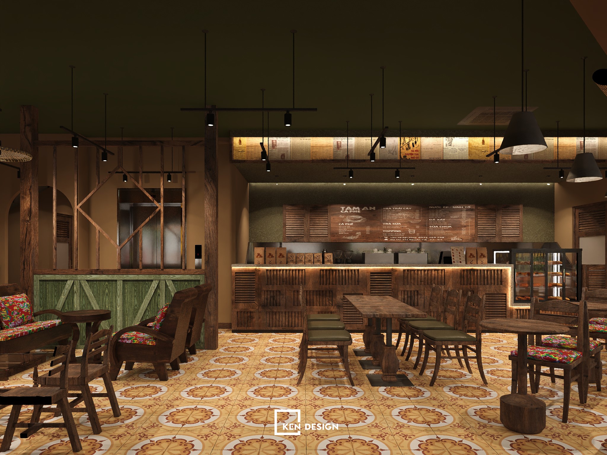 Cafe Tâm An cơ sở 2, cafe bao cấp