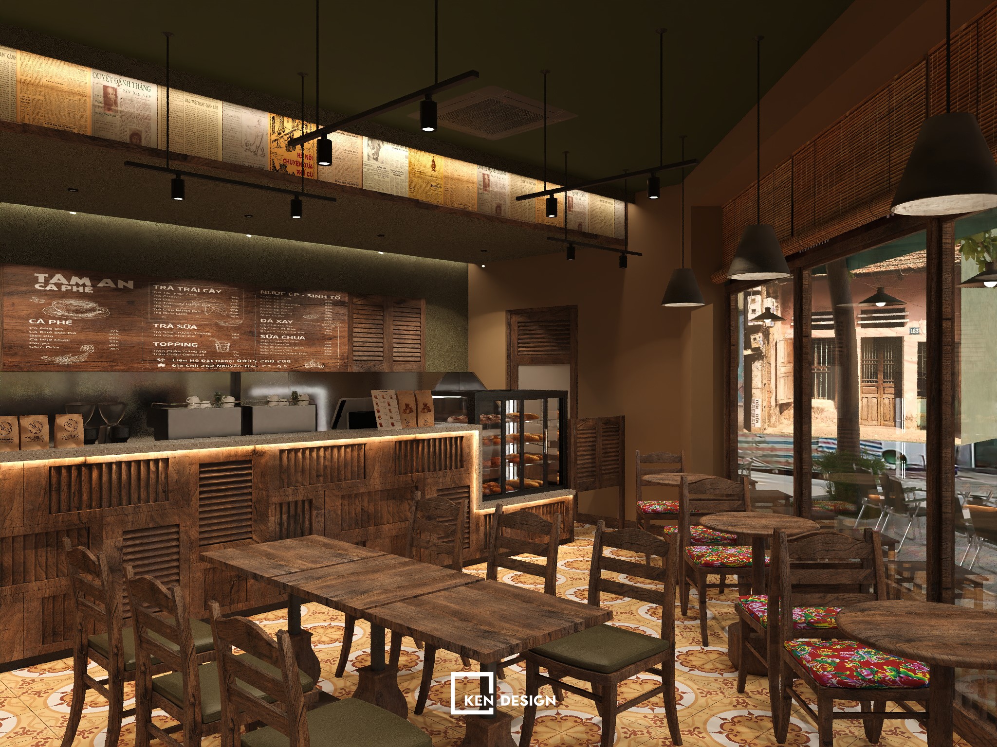 Cafe Tâm An cơ sở 2, cafe bao cấp