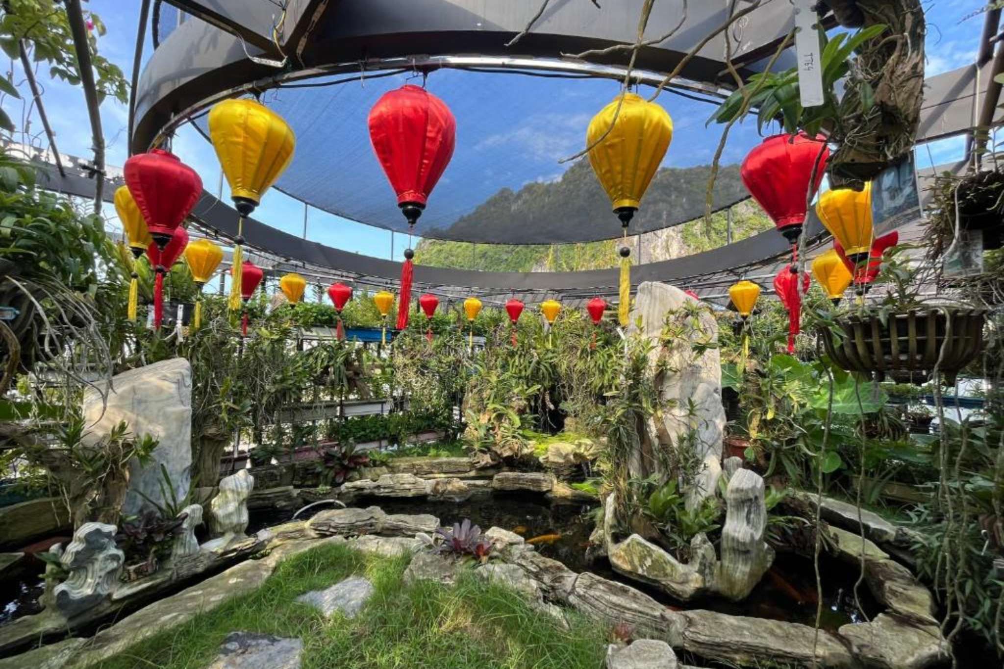 Cảnh quan tại một khách sạn 3 sao tại Quảng Ninh