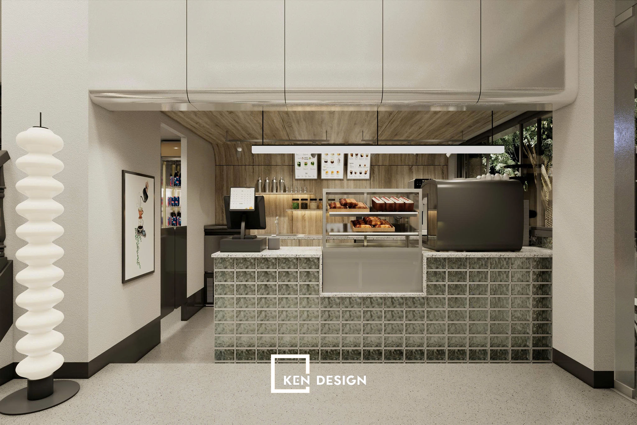 Quầy bar quán cafe Phiêu 