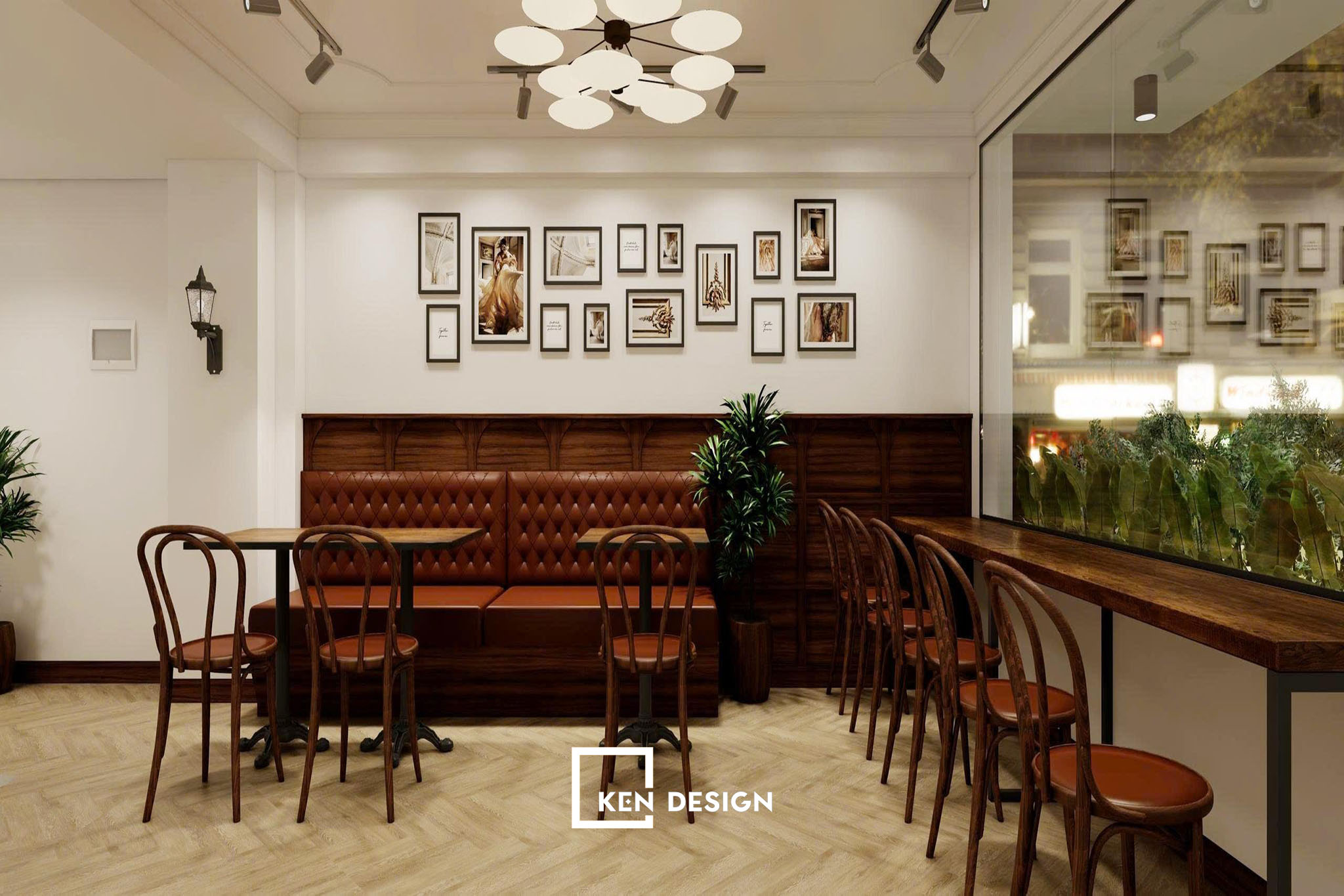 Lựa chọn phong cách tân cổ điển cho quán cafe Phiêu