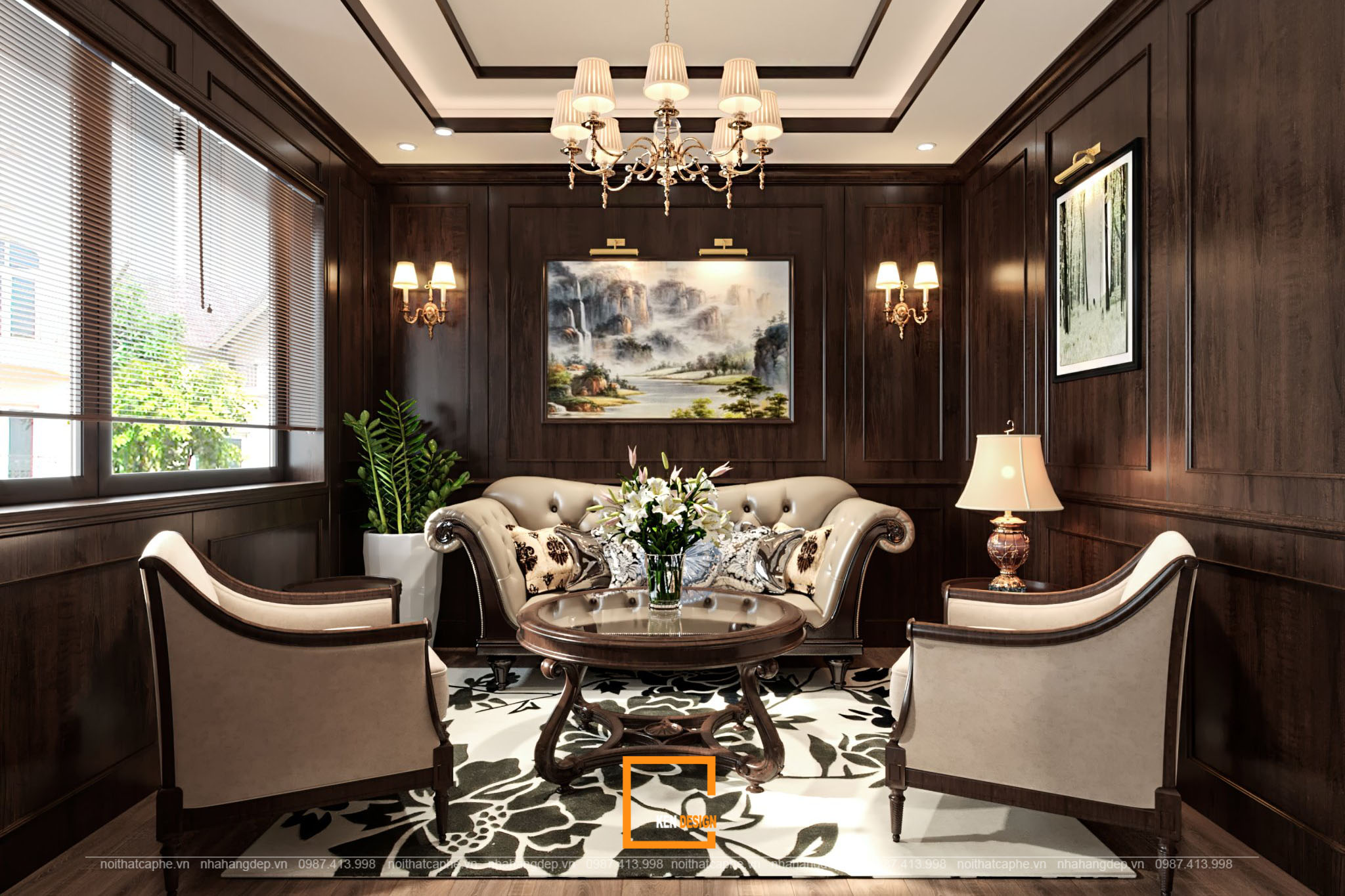 5 loại vật liệu tạo nên sự xa hoa cho không gian nhà hàng châu Âu