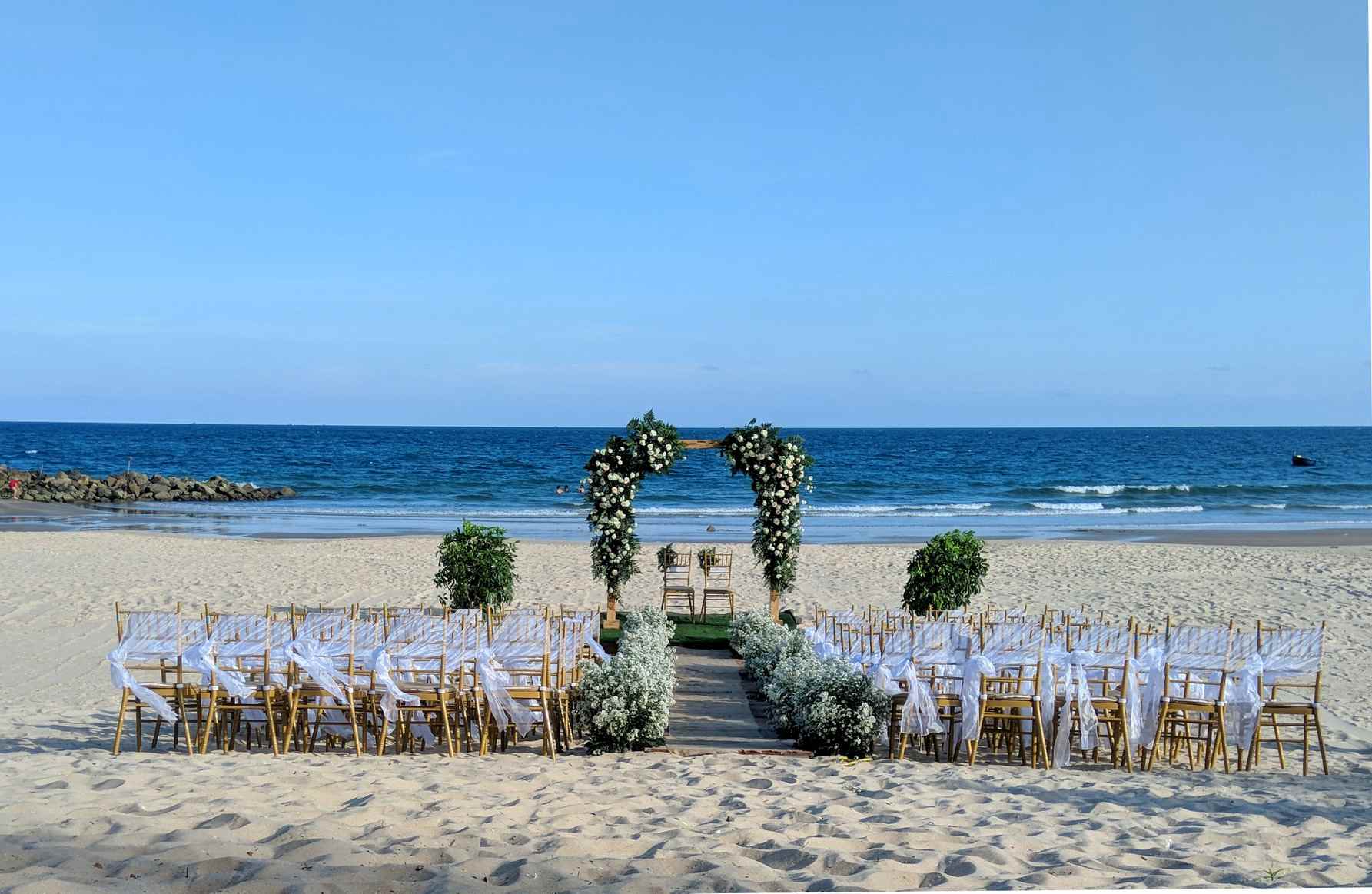 Dịch vụ tiệc cưới tại Aroma Beach Resort and Spa