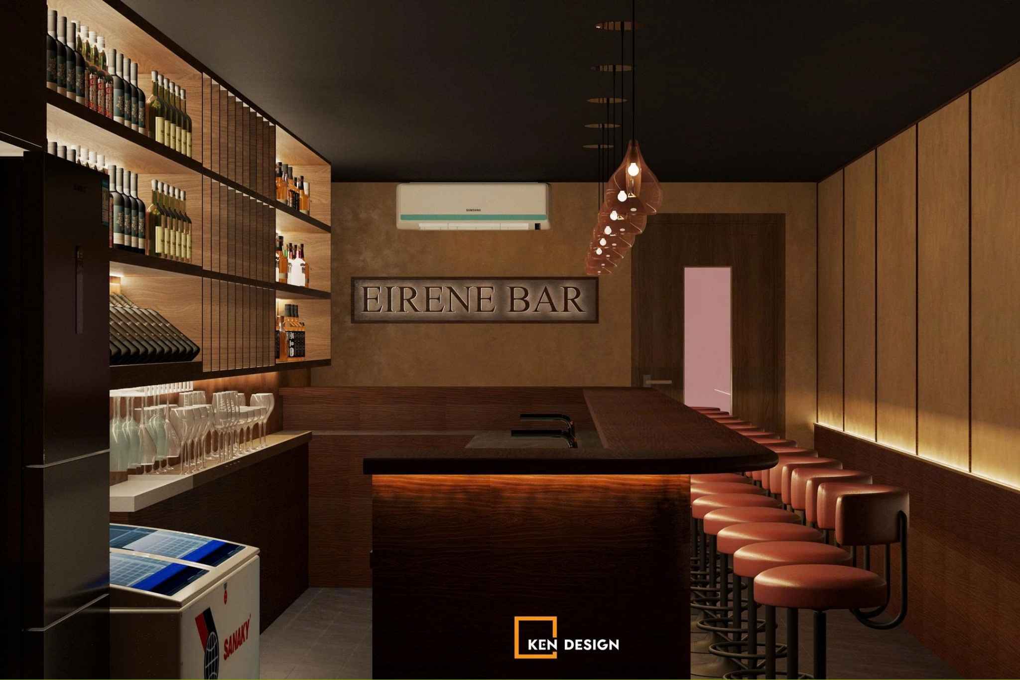 Dự án thiết kế EIRENE BAR tại Phan Kế Bính
