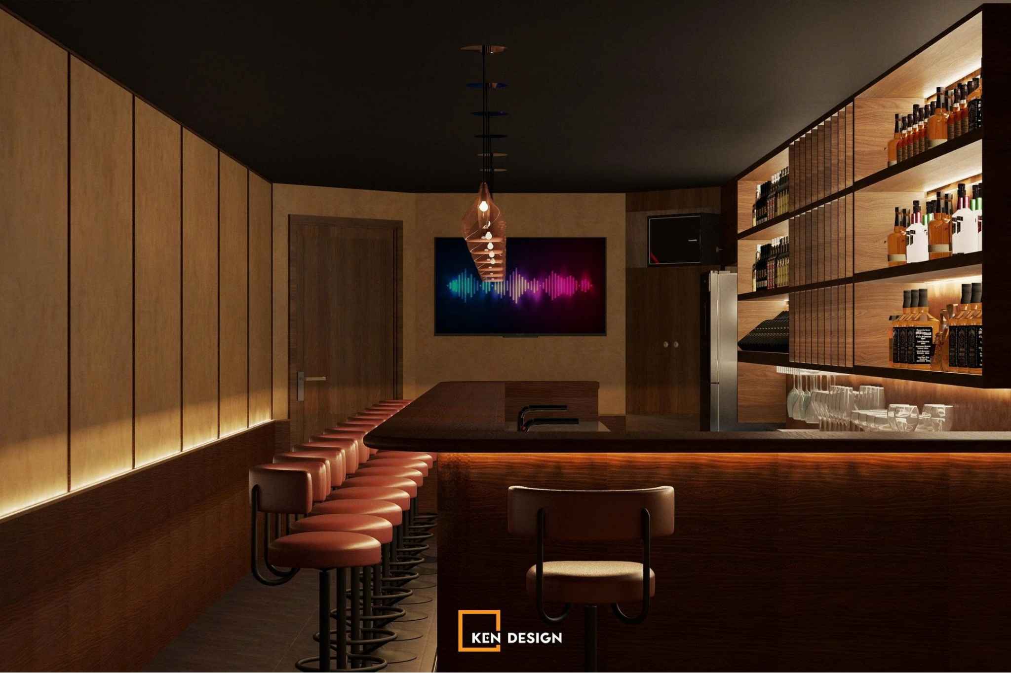 Dự án thiết kế EIRENE BAR tại Phan Kế Bính