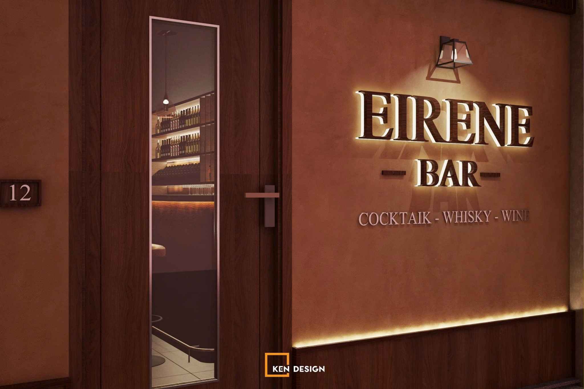 Dự án thiết kế EIRENE BAR tại Phan Kế Bính