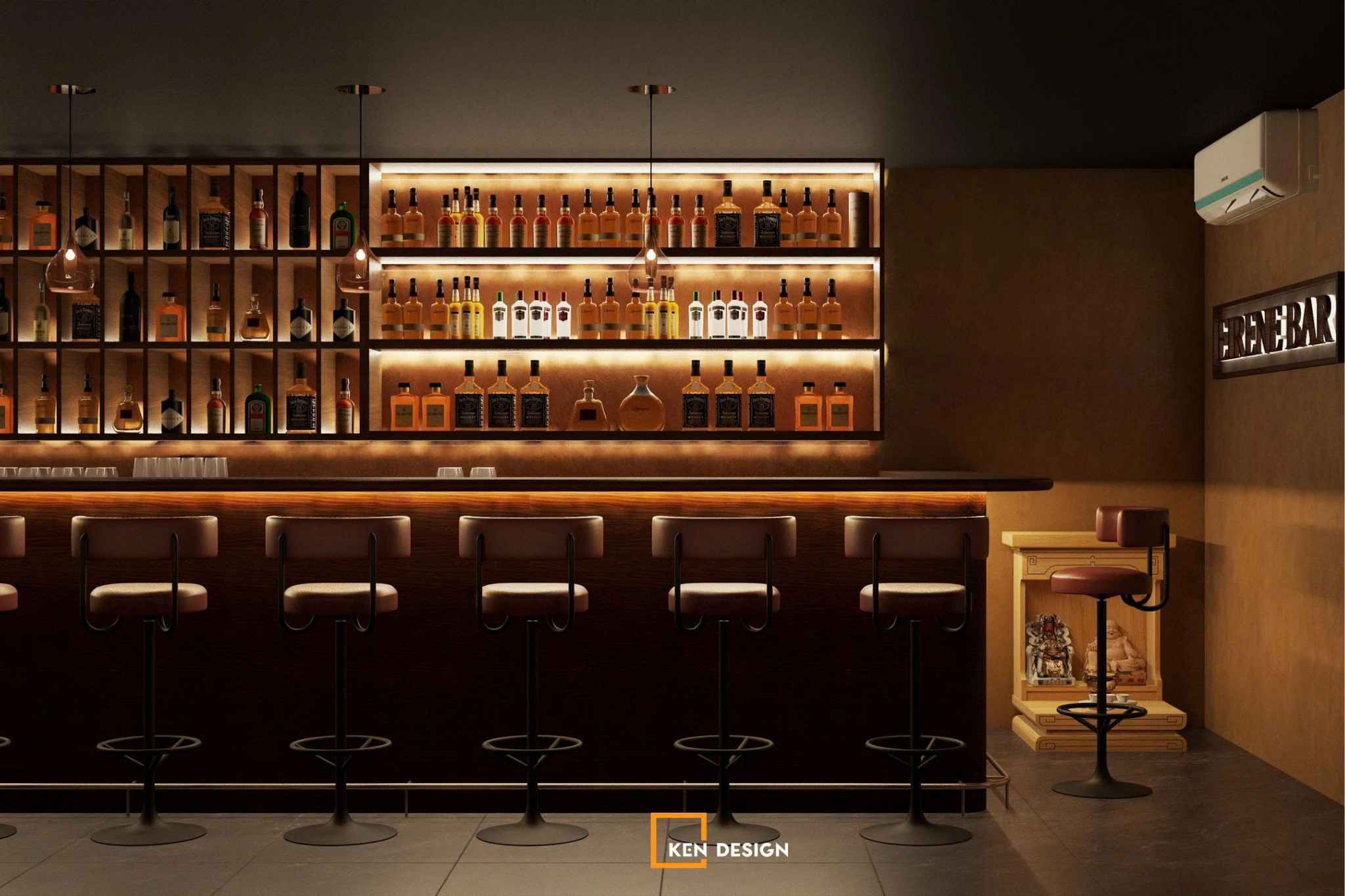 Dự án thiết kế EIRENE BAR tại Phan Kế Bính