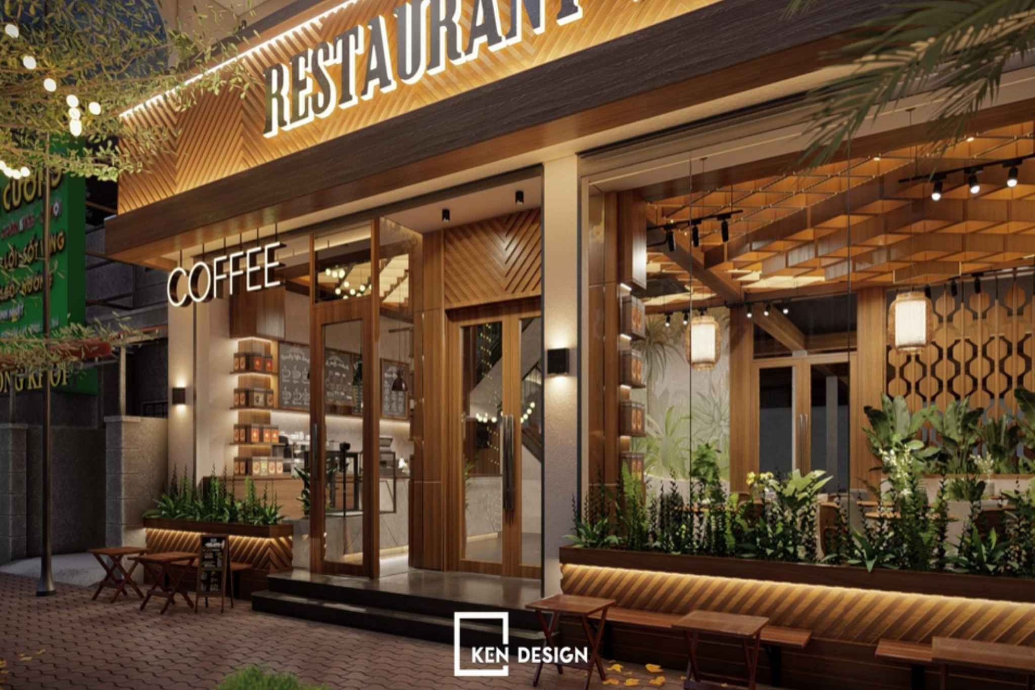 Nhà hàng kết hợp café