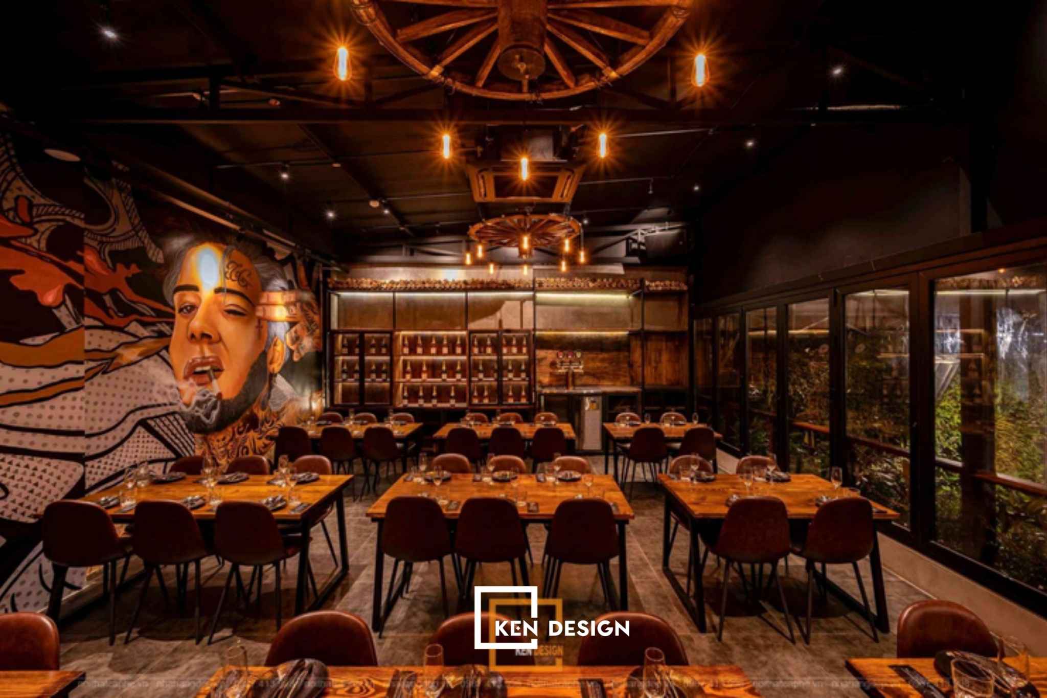 Nhà hàng kết hợp bar hoặc pub