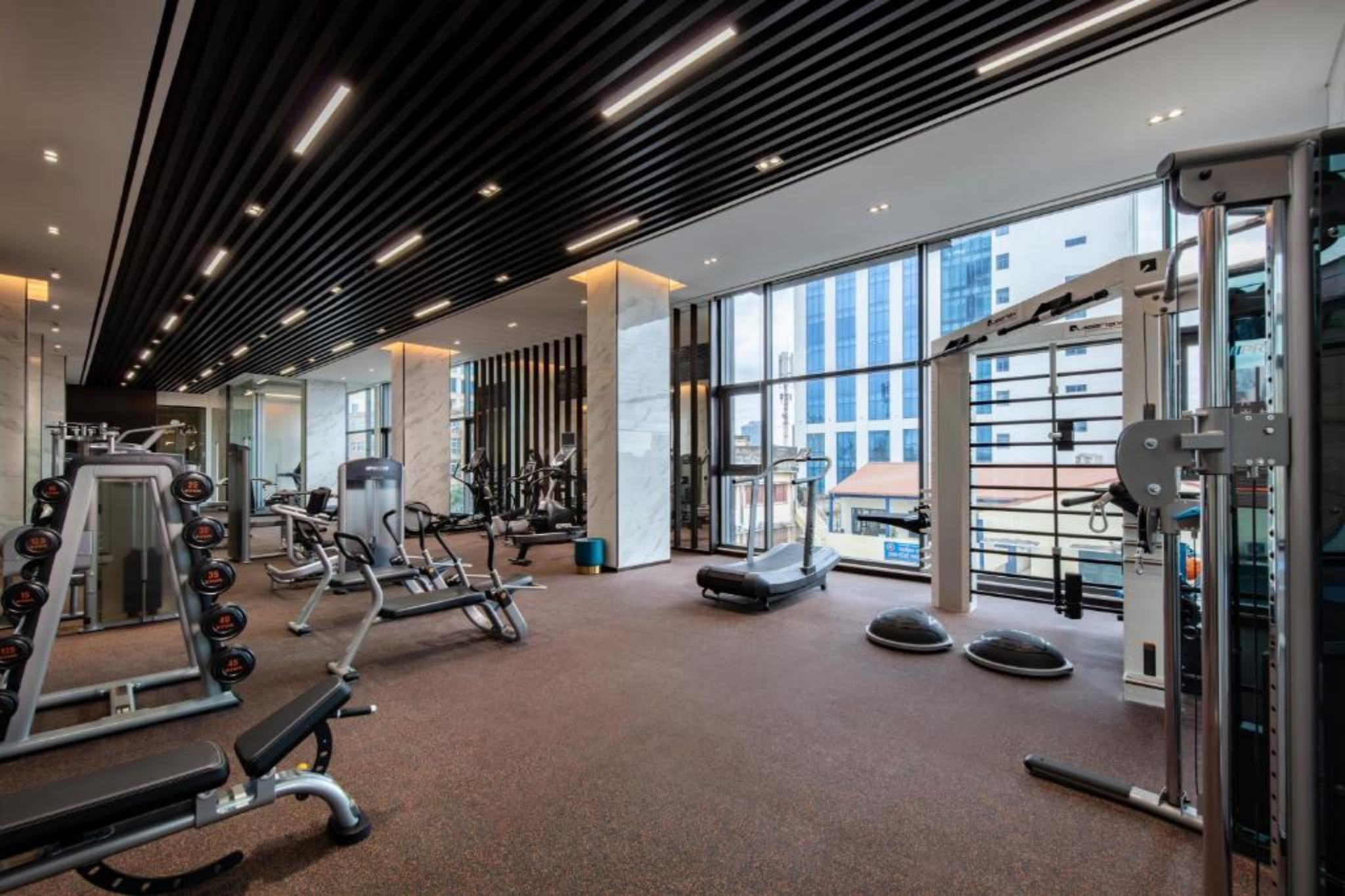 phòng gym của The Five Residences Hanoi