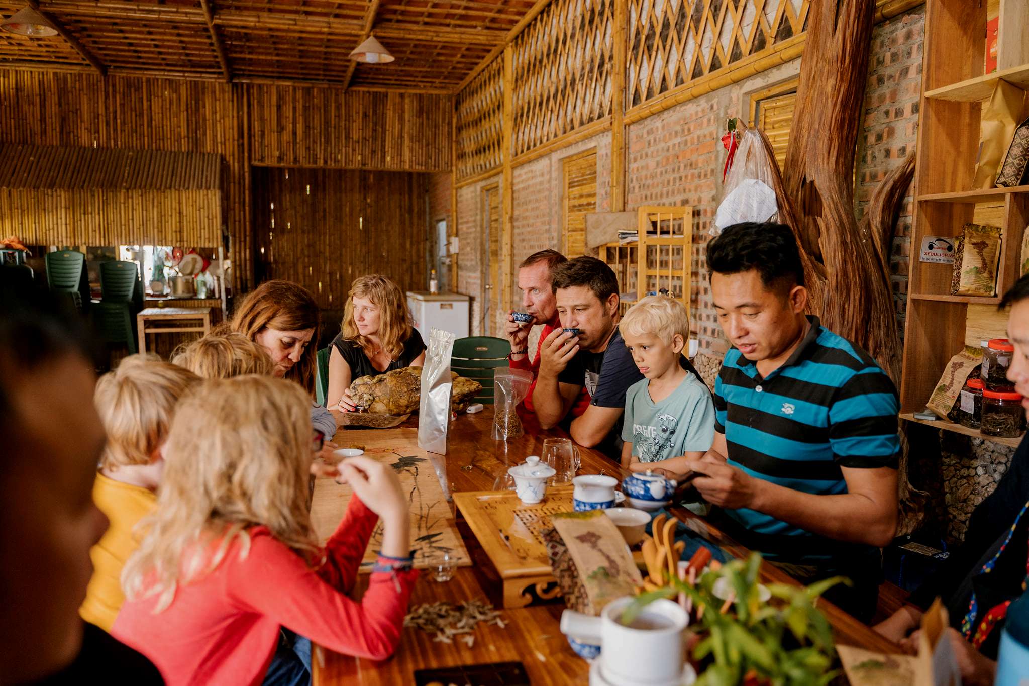 Du khách tại Hoàng Su Phì Lodge