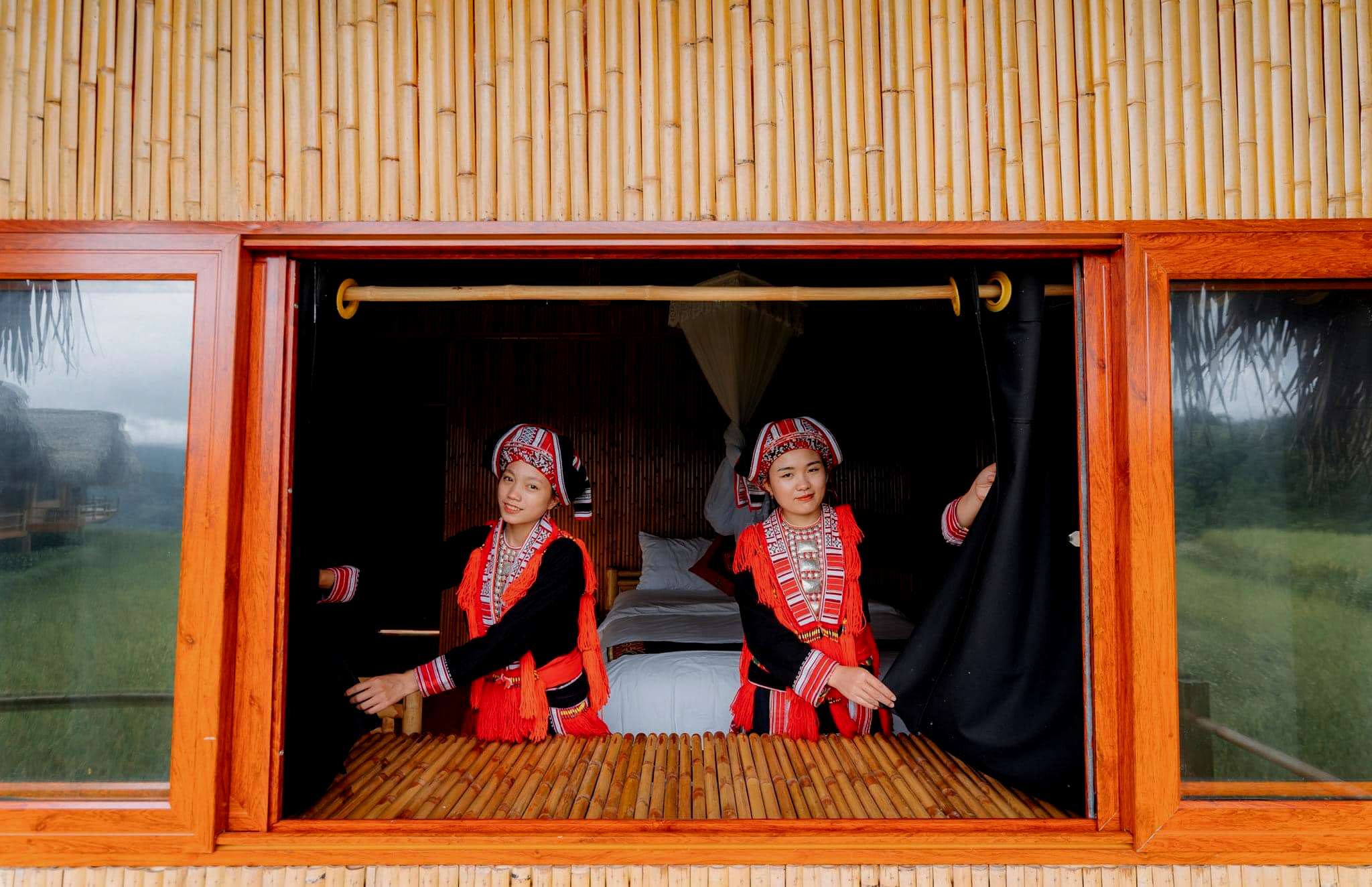 Thiết kế cửa sổ tại Hoàng Su Phì Lodge