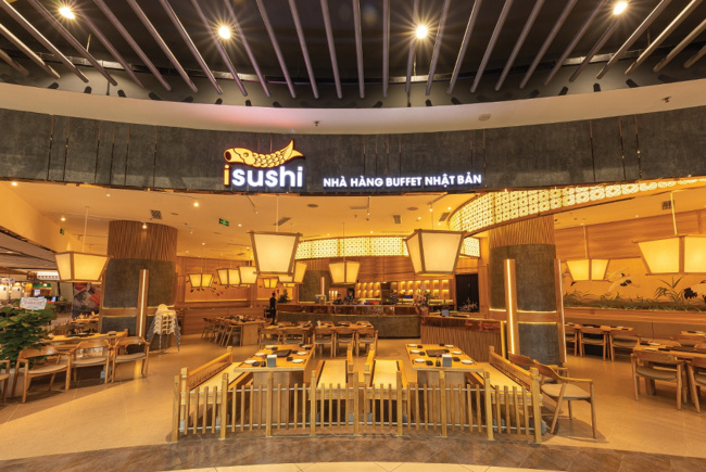 Isushi - nhà hàng buffet Nhật Bản