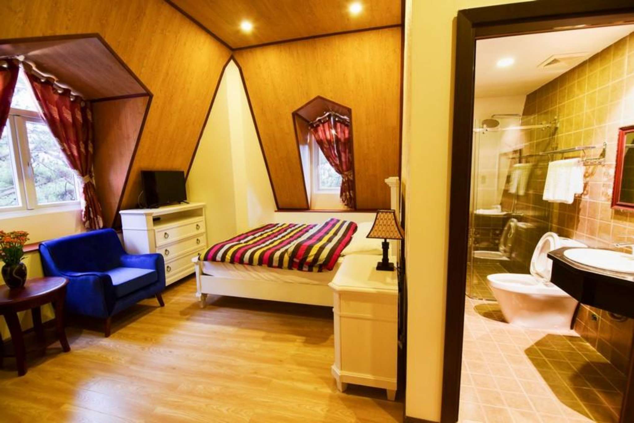 thiết kế phòng tại Joy Villa Đà Lạt