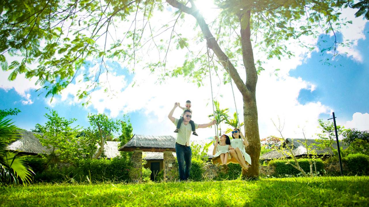 Khách hàng mục tiểu của Serena Resort Hòa Bình