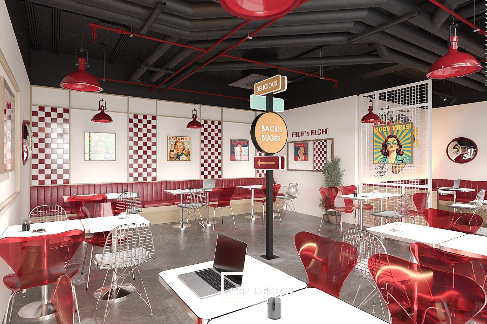 Xây dựng mô hình nhà hàng fast food phù hợp với ngân sách thực tế