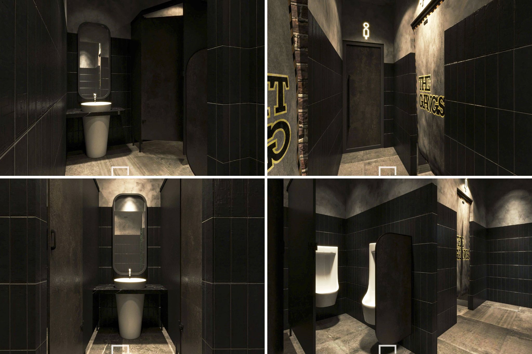 Thiết kế toilet quán nhậu sạch sẽ