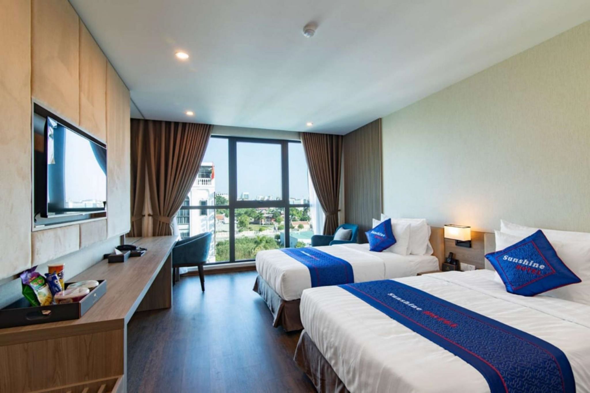 không gian nghỉ dưỡng tại 1 khách sạn của tỉnh Quảng Ninh