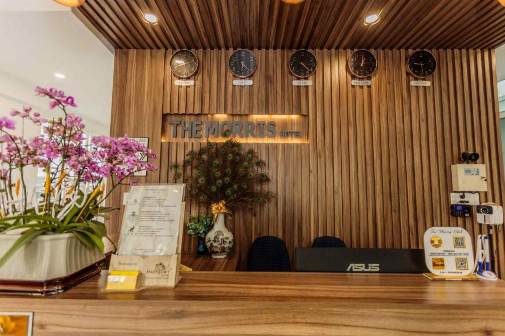 thiết kế không gian sảnh của The Morris Hotel Đà Lạt
