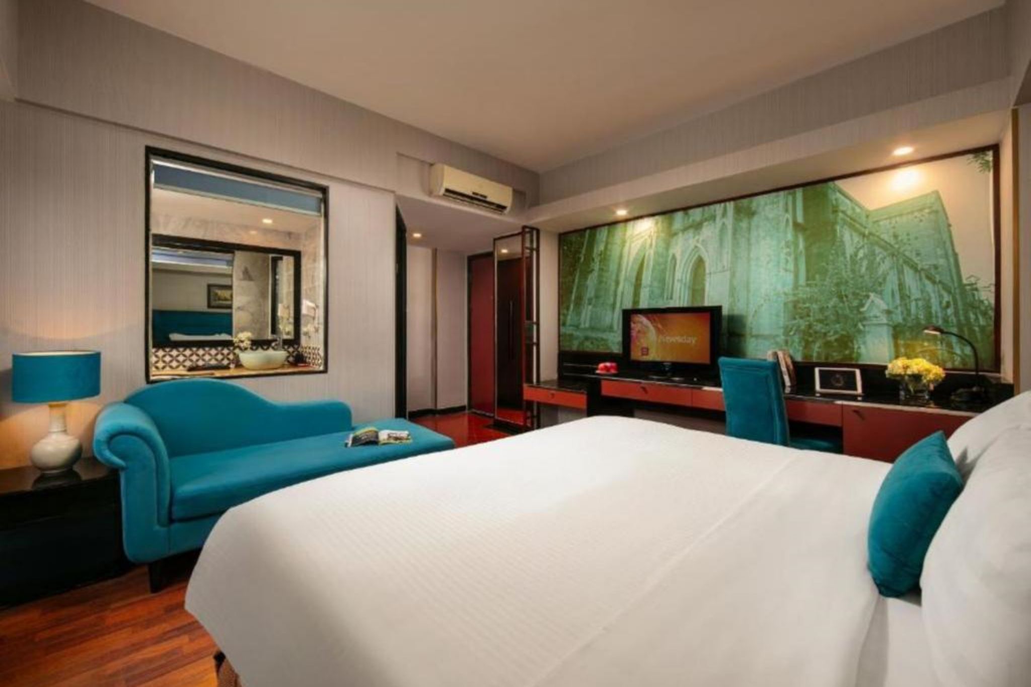 thiết kế thi công nội thất khách sạn không gian thoáng đãng