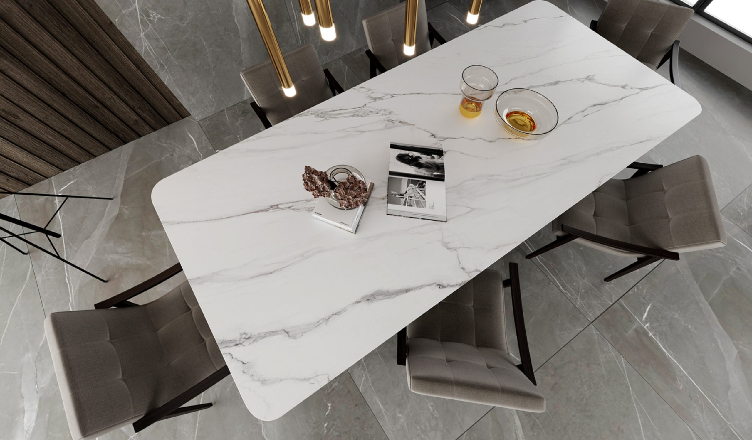 5 loại vật liệu tạo nên sự sang trọng cho nhà hàng Minimal Luxury