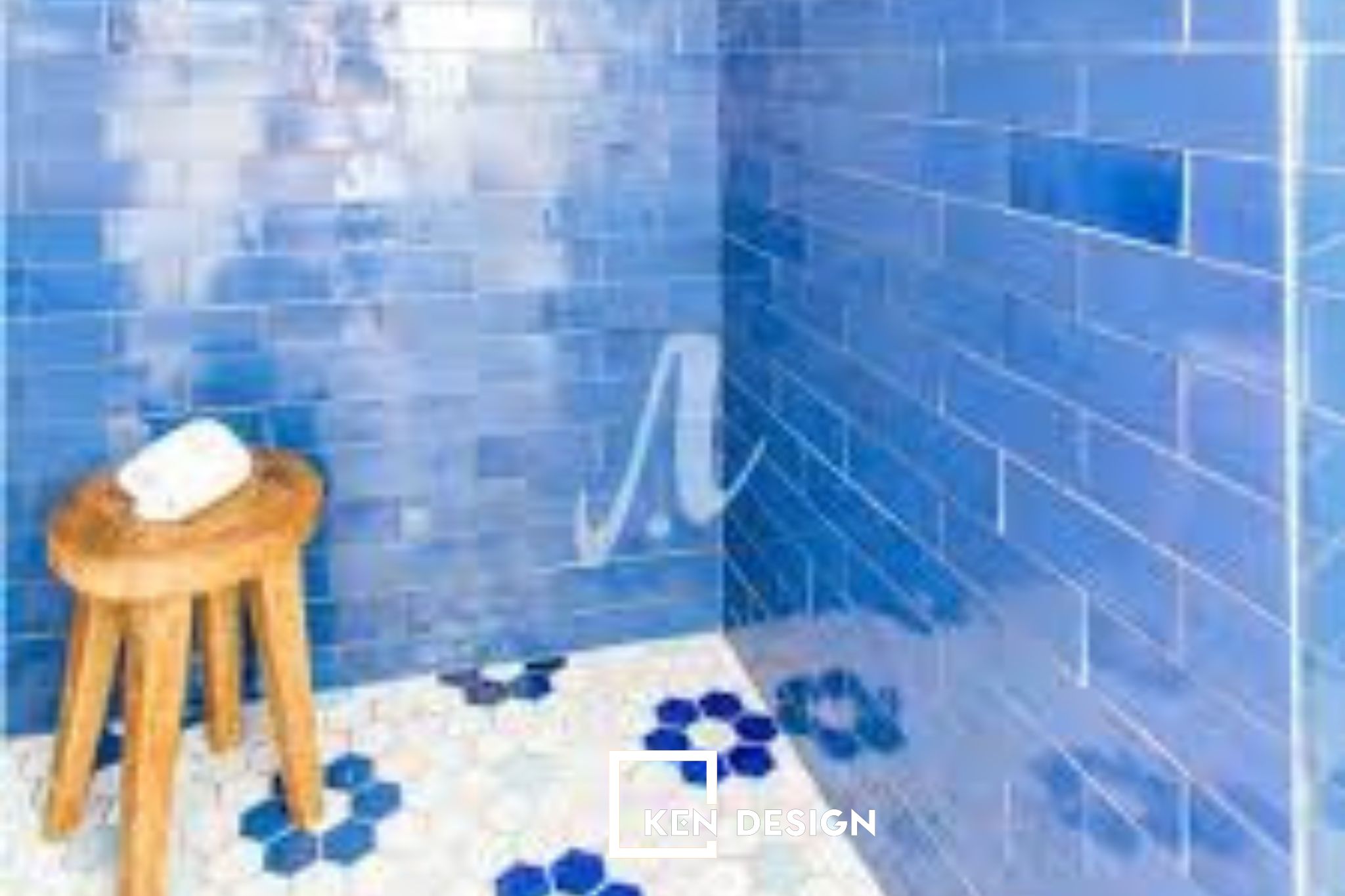 gạch phòng tắm - mẫu gạch Mosaic cho nhà hàng