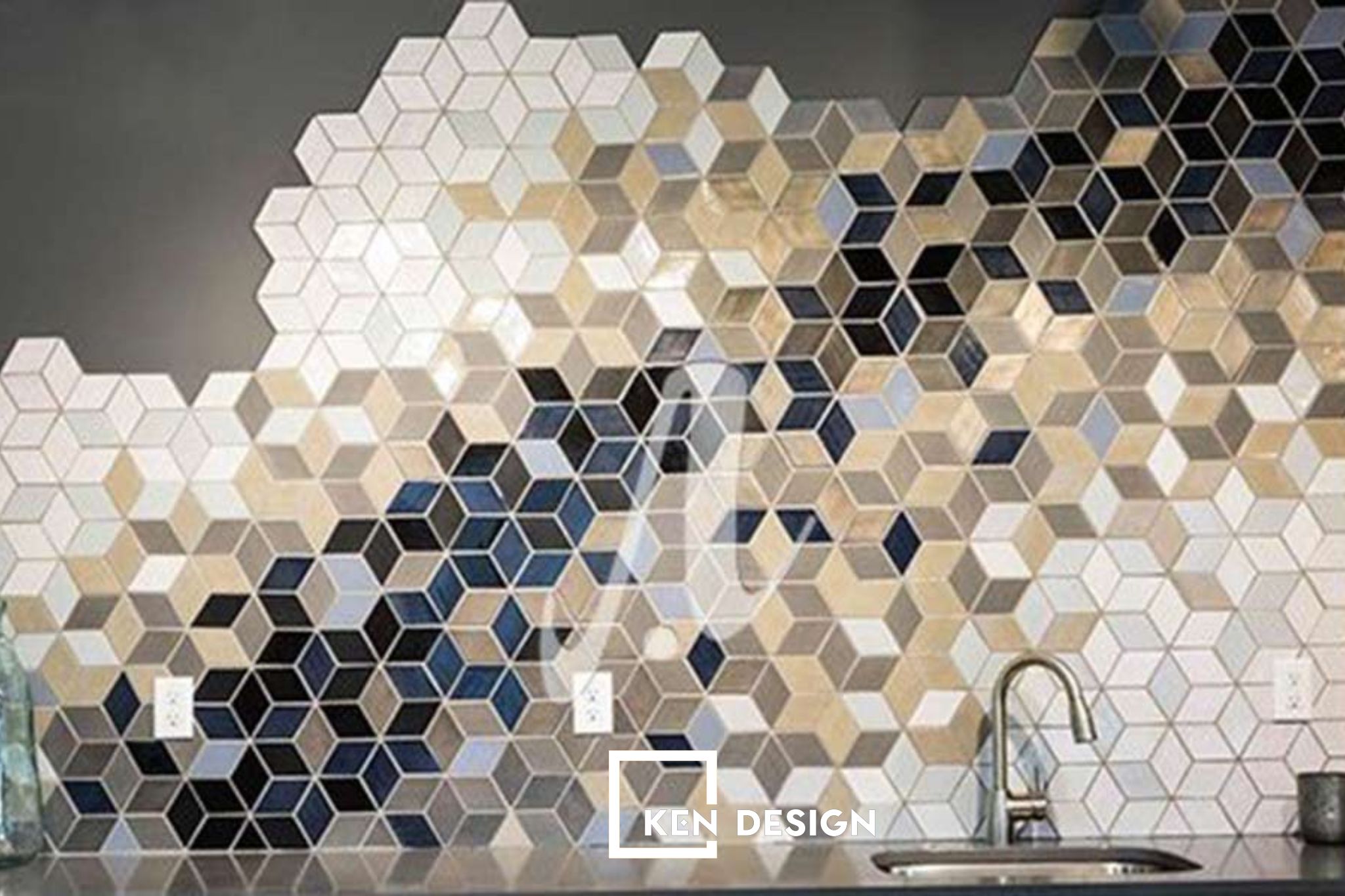 mẫu gạch Mosaic cho nhà hàng